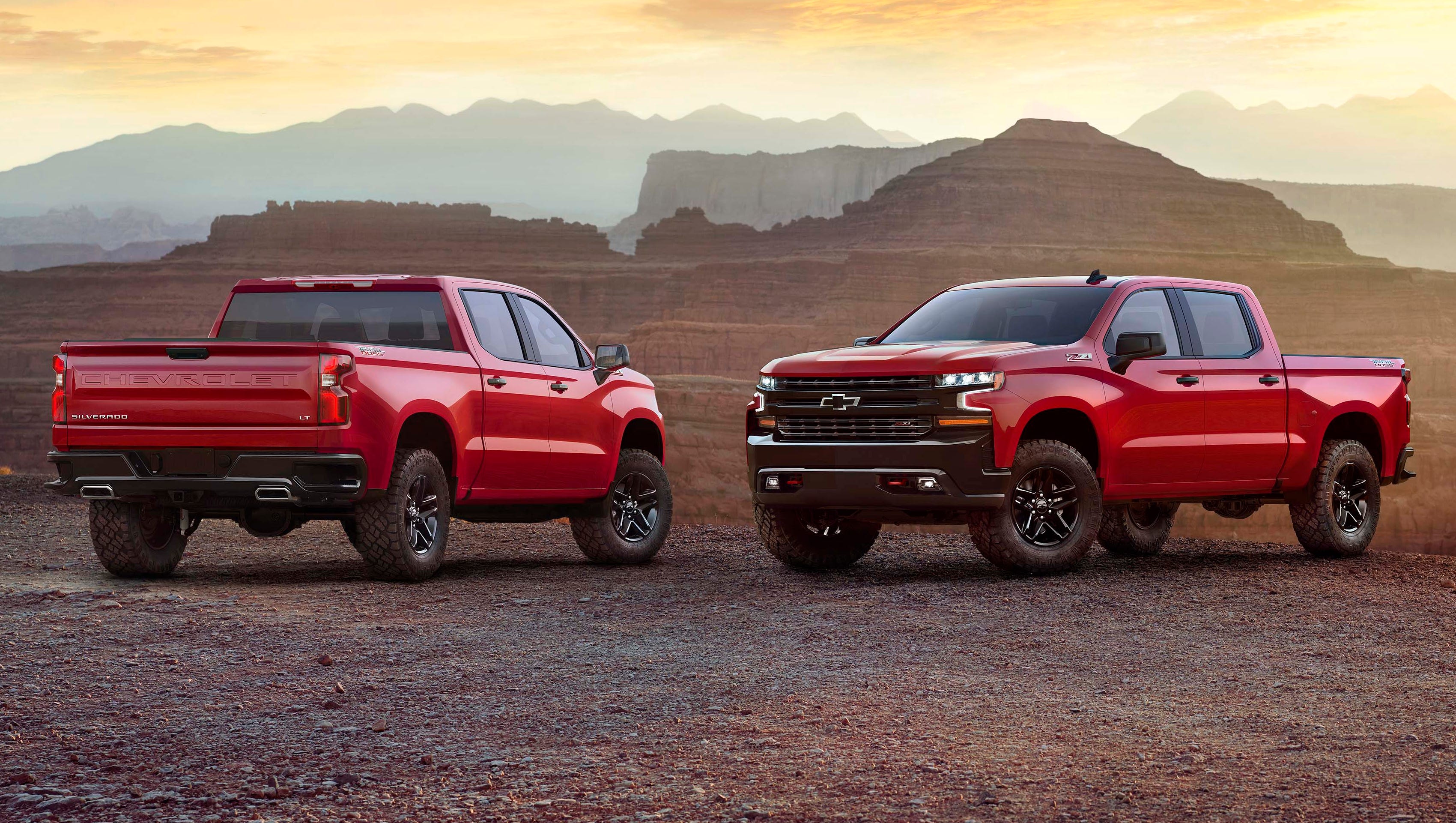 The 2019 Chevrolet Silverado was introduced in Dallas at an event celebrating 100 years of Chevy Trucks. All-new from the ground-up the Silverado features a high-strength, alloy steel bed in contrast to competitor Ford's F150 aluminum bed.