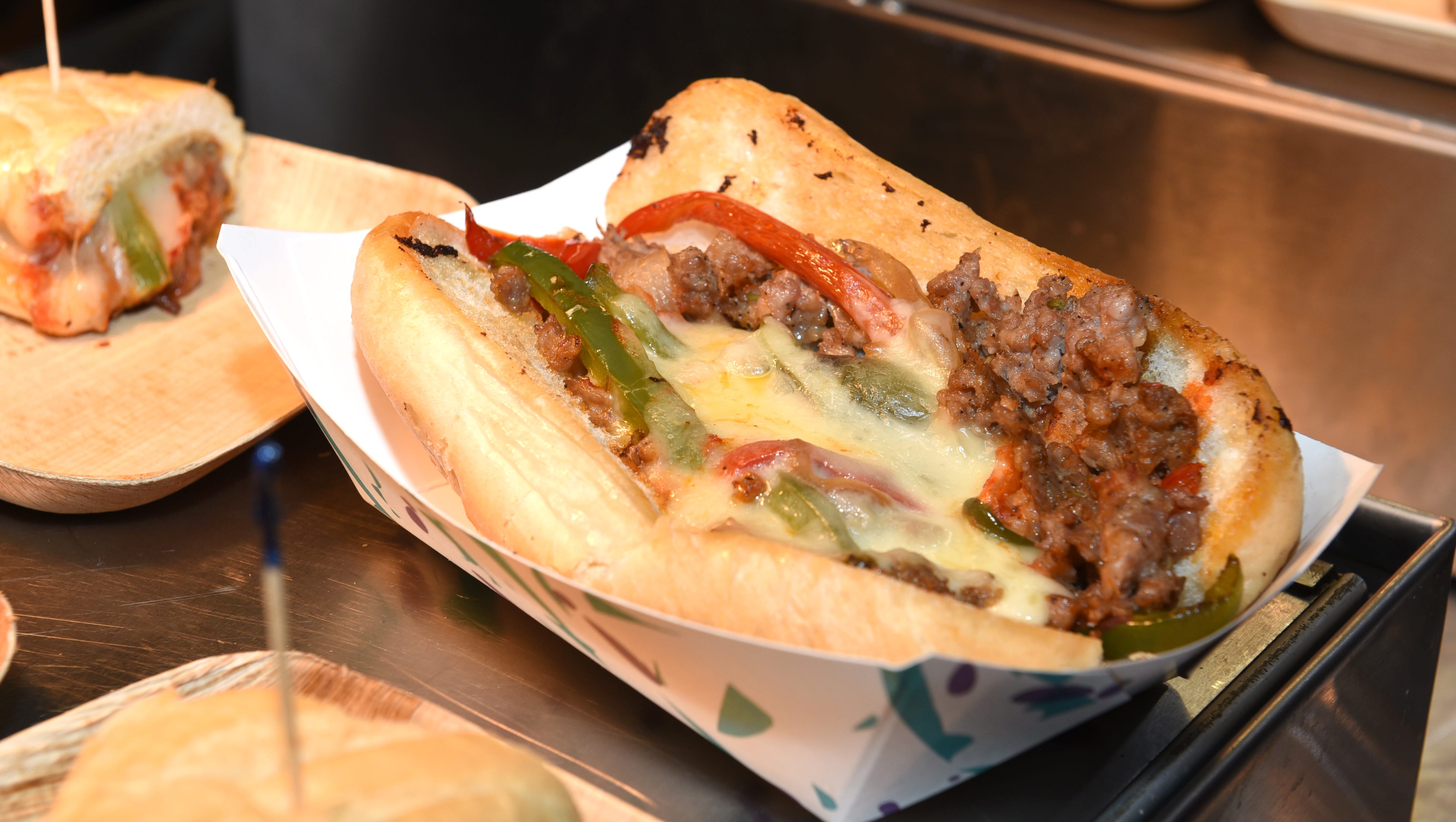 The Italian Grinder during a media event unveiling concessions at Comerica Park on Friday March 23, 2018