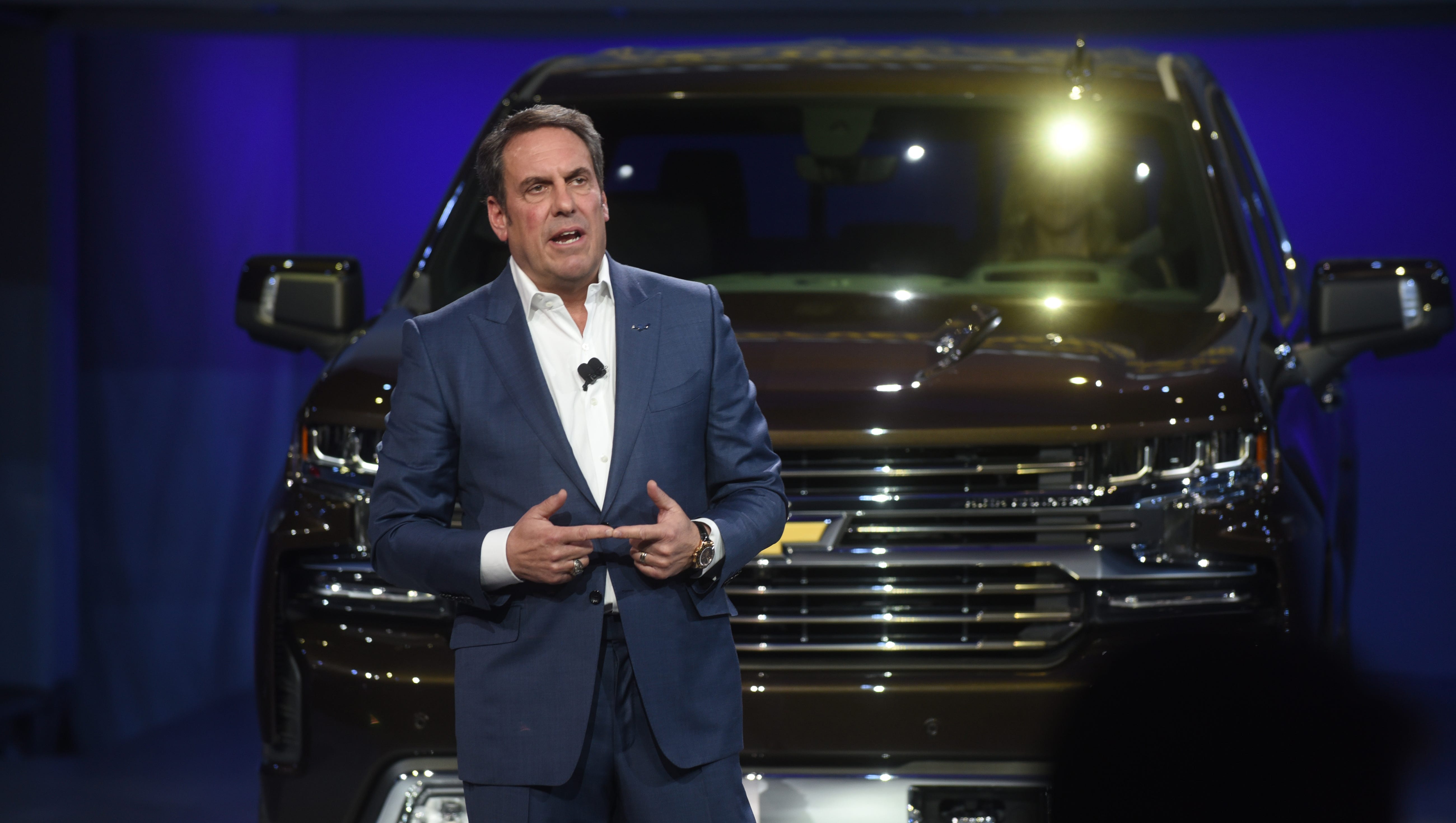 Mark Reuss, Executive VP Global Product Development, GM, talks about the 2019 Chevy Silverado High Country edition.