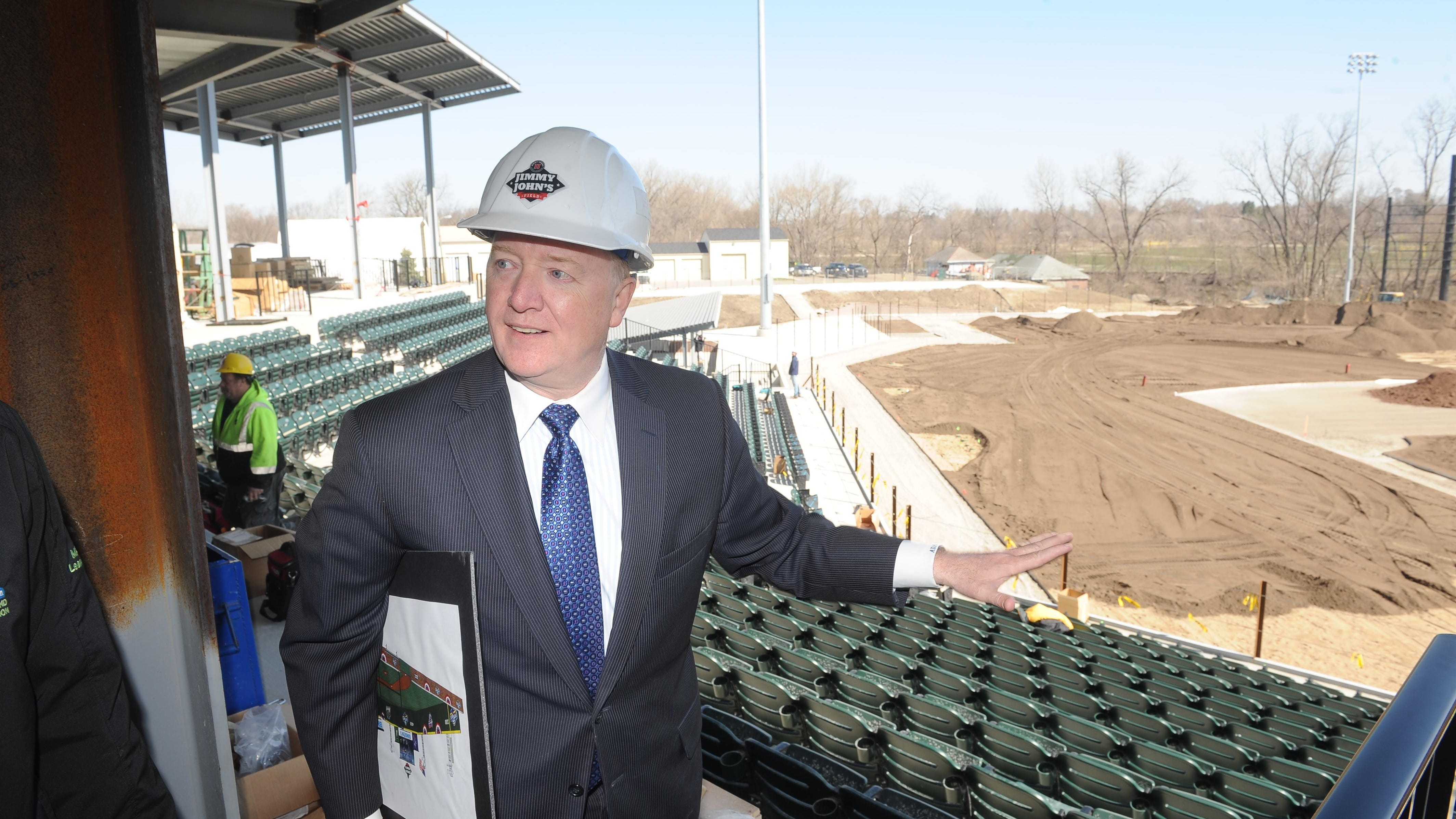 Andy Appleby calls his stadium and league project in Utica “an eight-year overnight success.”