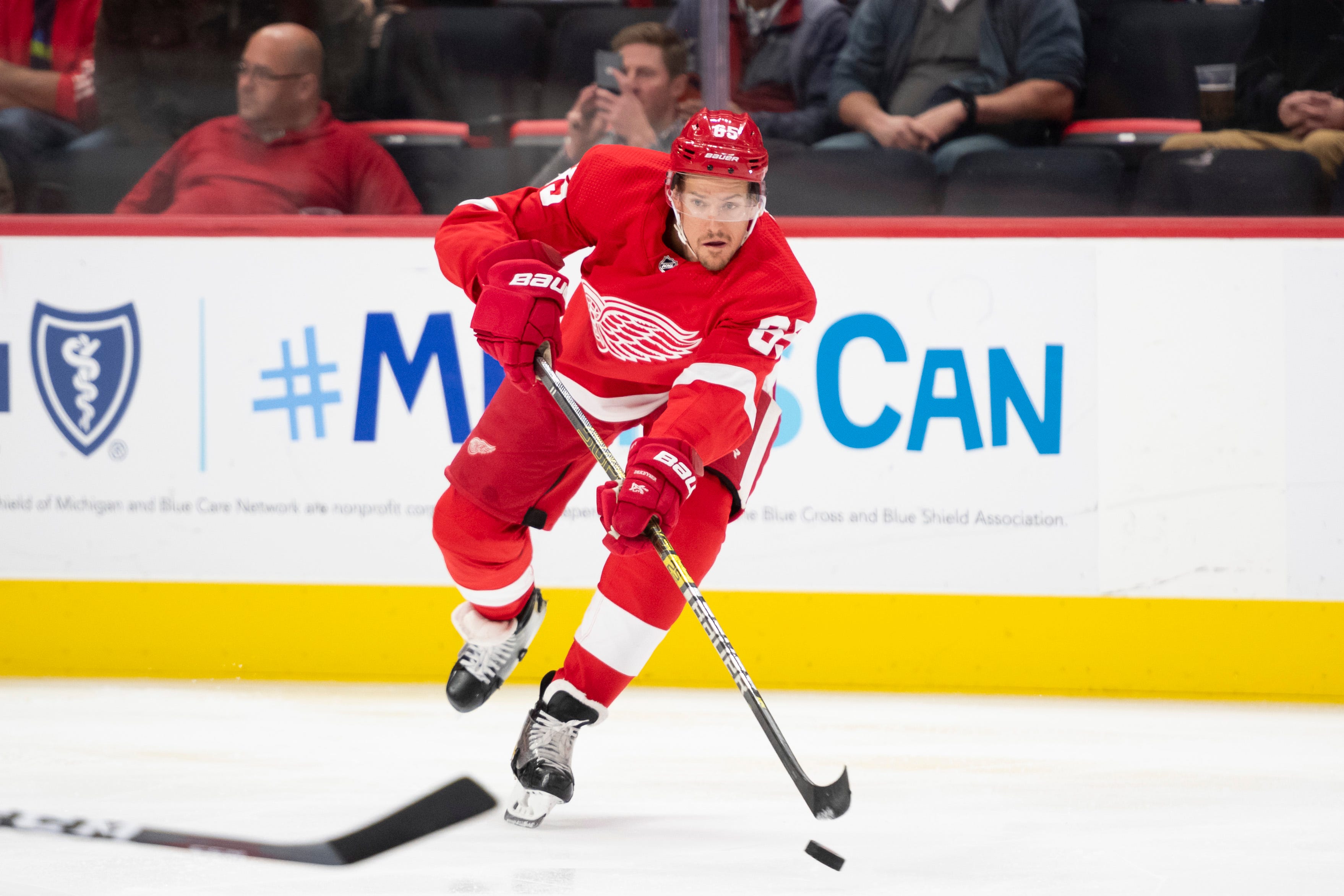 Danny DeKeyser
Age: 30. Ht: 6-3. Wt: 190
2019-20 statistics: Eight games, zero goals, four assists, four points
Analysis: Returning after herniated disk surgery, which cost DeKeyser essentially the entire season. Looked good in camp, but the Wings likely will bring along DeKeyser slowly.
