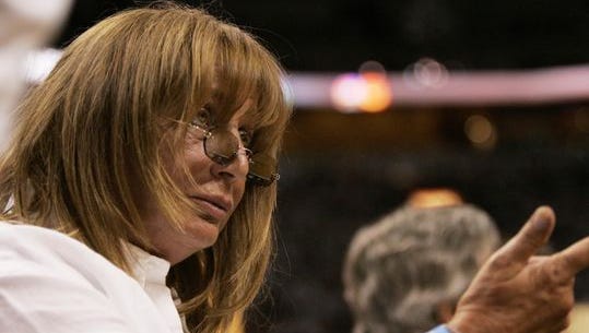 Penny Marshall, award-winning actress, film director and big-time sports fan (Lakers, Dodgers) who also directed "A League of Their Own," due to complications from diabetes. Dec. 17. She was 75.