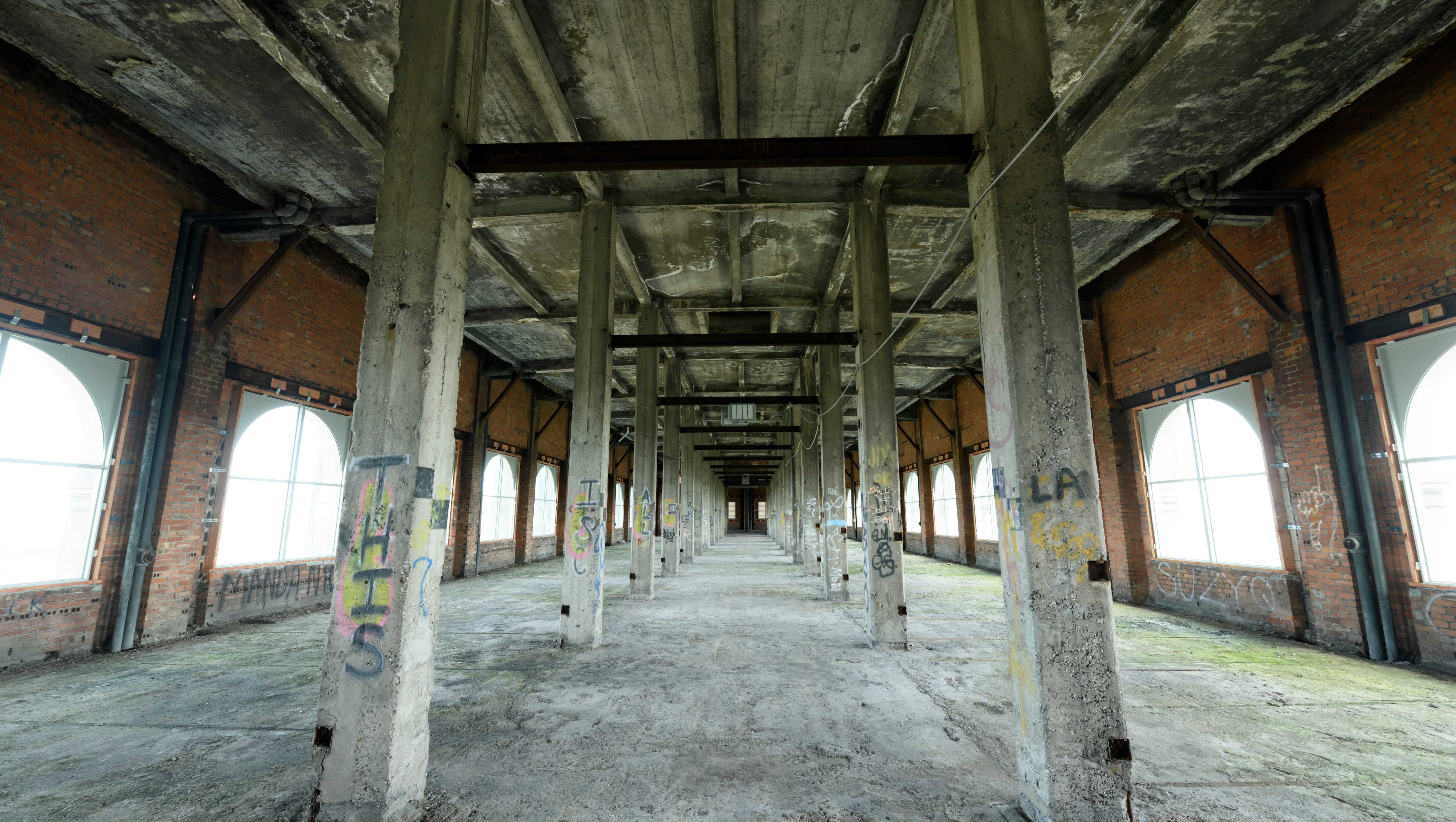 While the public space would occupy the 300,000 square feet on the ground floor of the station and other Corktown properties, 2,500 Ford employees and 2,500 partner employees would occupy the remaining 900,000 square feet come 2022. This is the top floor.