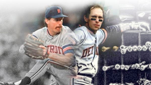 Pitcher Jack Morris, left, and shortstop Alan Trammell, who helped lead the Tigers to one World Series championship during their heydays of the 1980s, will be inducted into the Hall of Fame on Sunday.