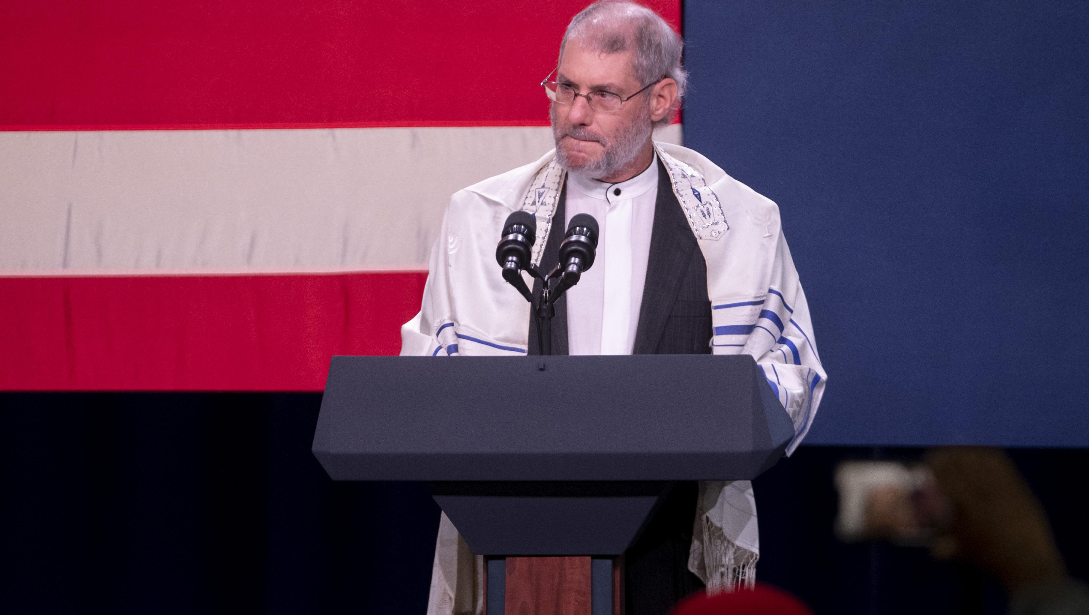 Rabbi Loren Jacobs of Messianic congregation Shema Yisrael in Bloomfield Hills offered a prayer for the victims of the Pittsburgh synagogue massacre. Messianic Jews follow Jewish law but believe that Jesus is the Messiah.