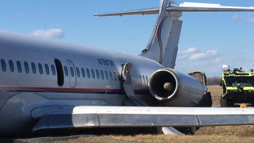 A plane carrying the Michigan men's basketball team slid off the runway in 2017 at Willow Run Airport.
