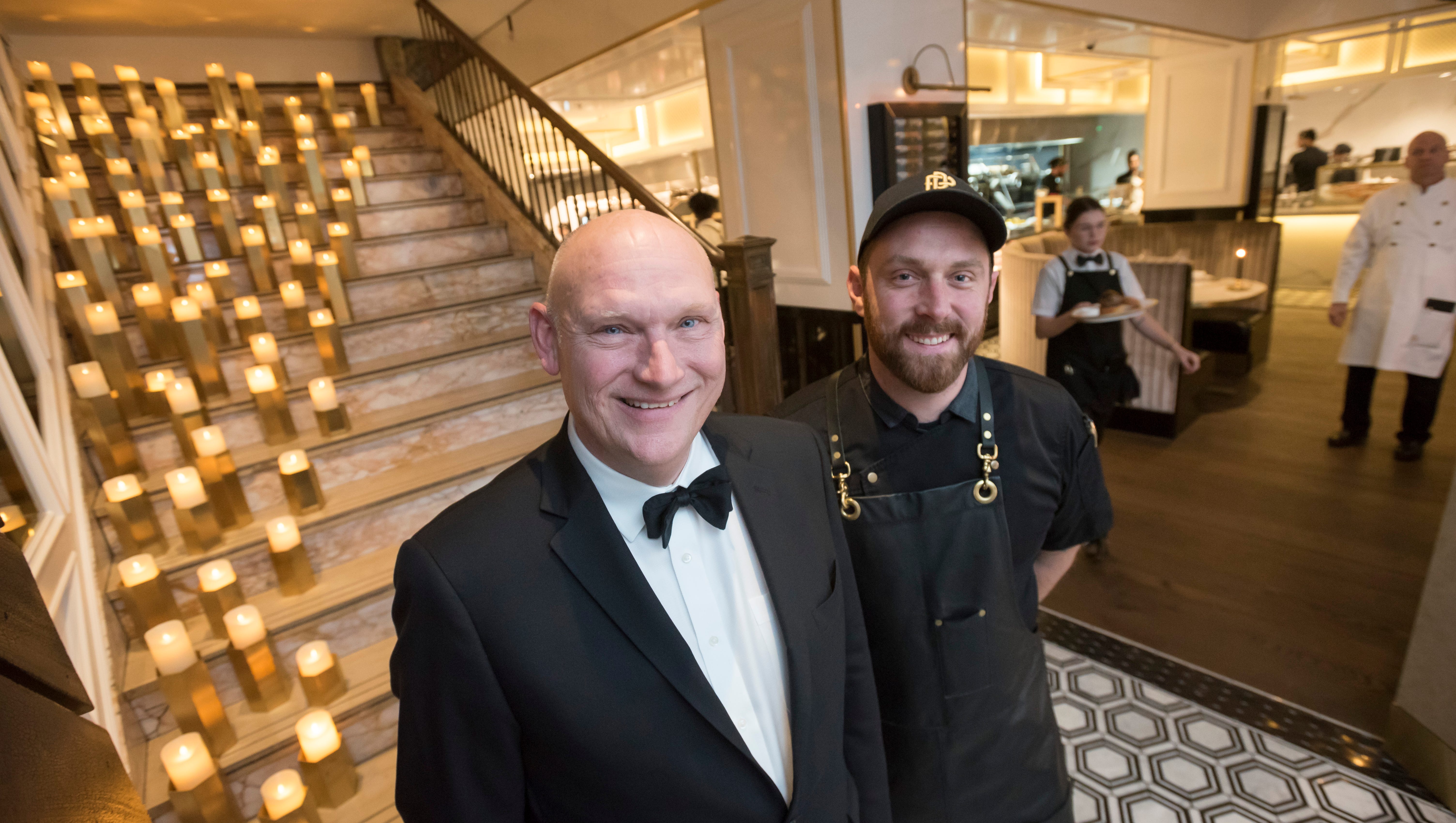 Managing director Curtis Nordeen, left, and executive chef Ryan Prentiss.