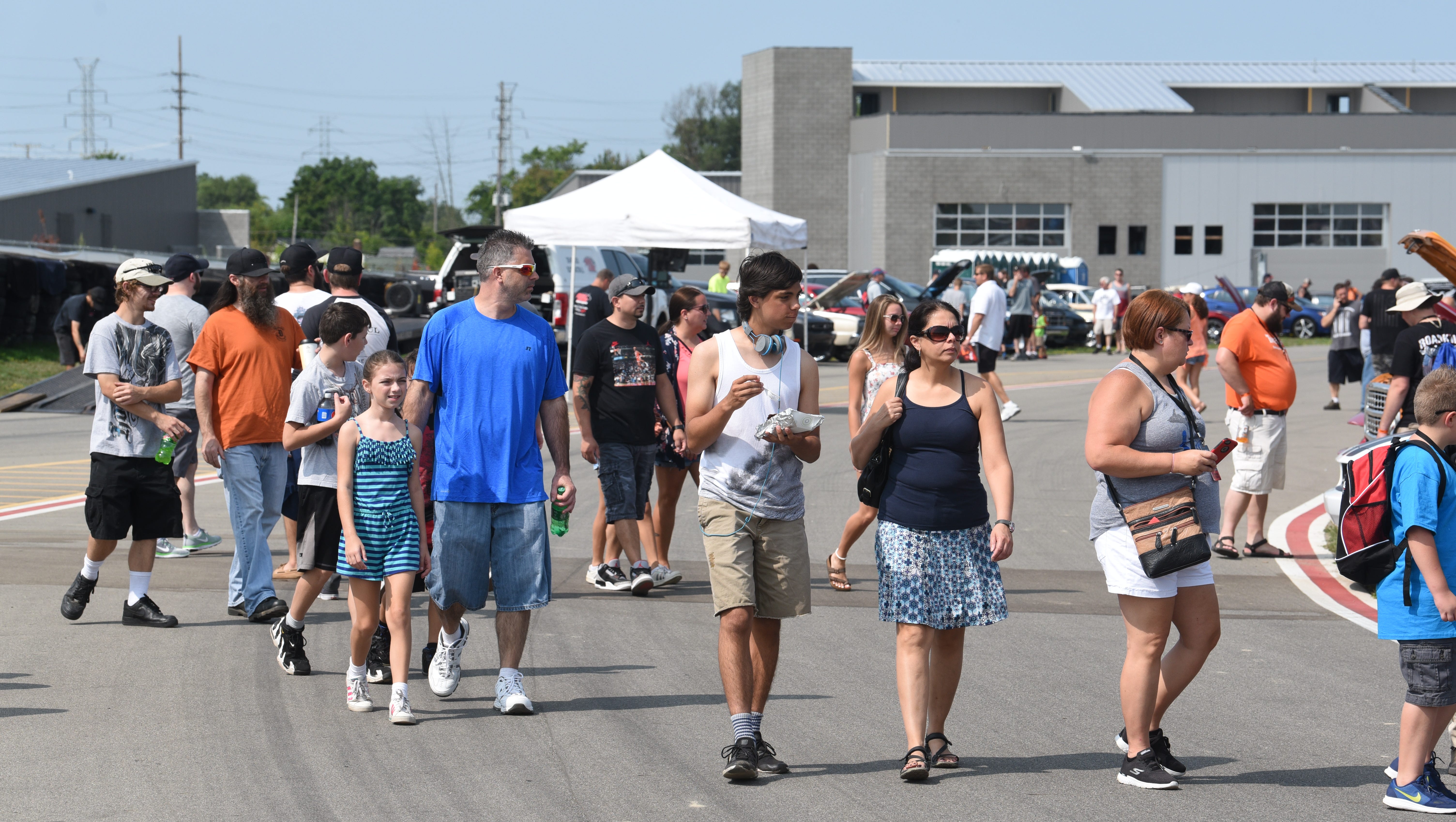 Muscle cars fans attended the Roadkill Nights event held at M1 Concourse in Pontiac on Saturday, August 11, 2018