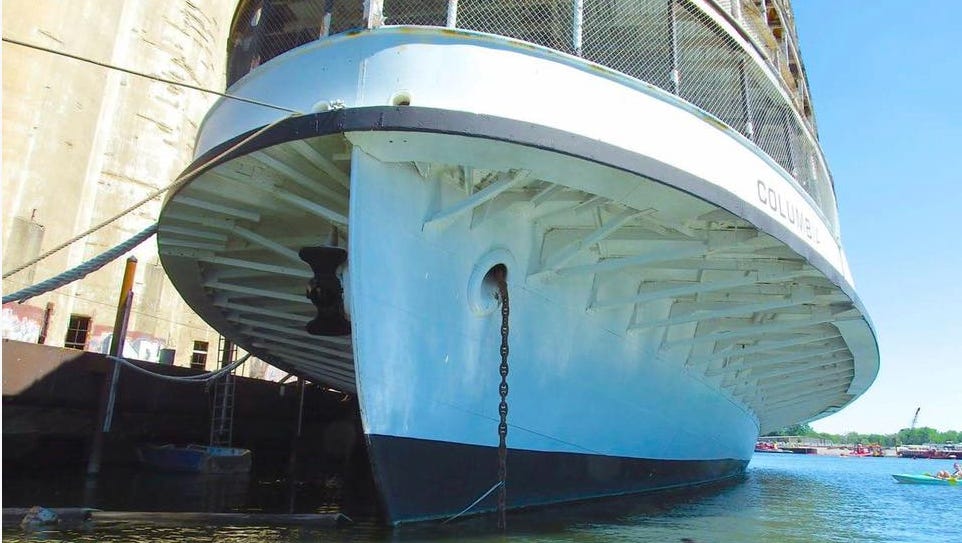 Columbia has undergone a $1.6 million hull restoration.