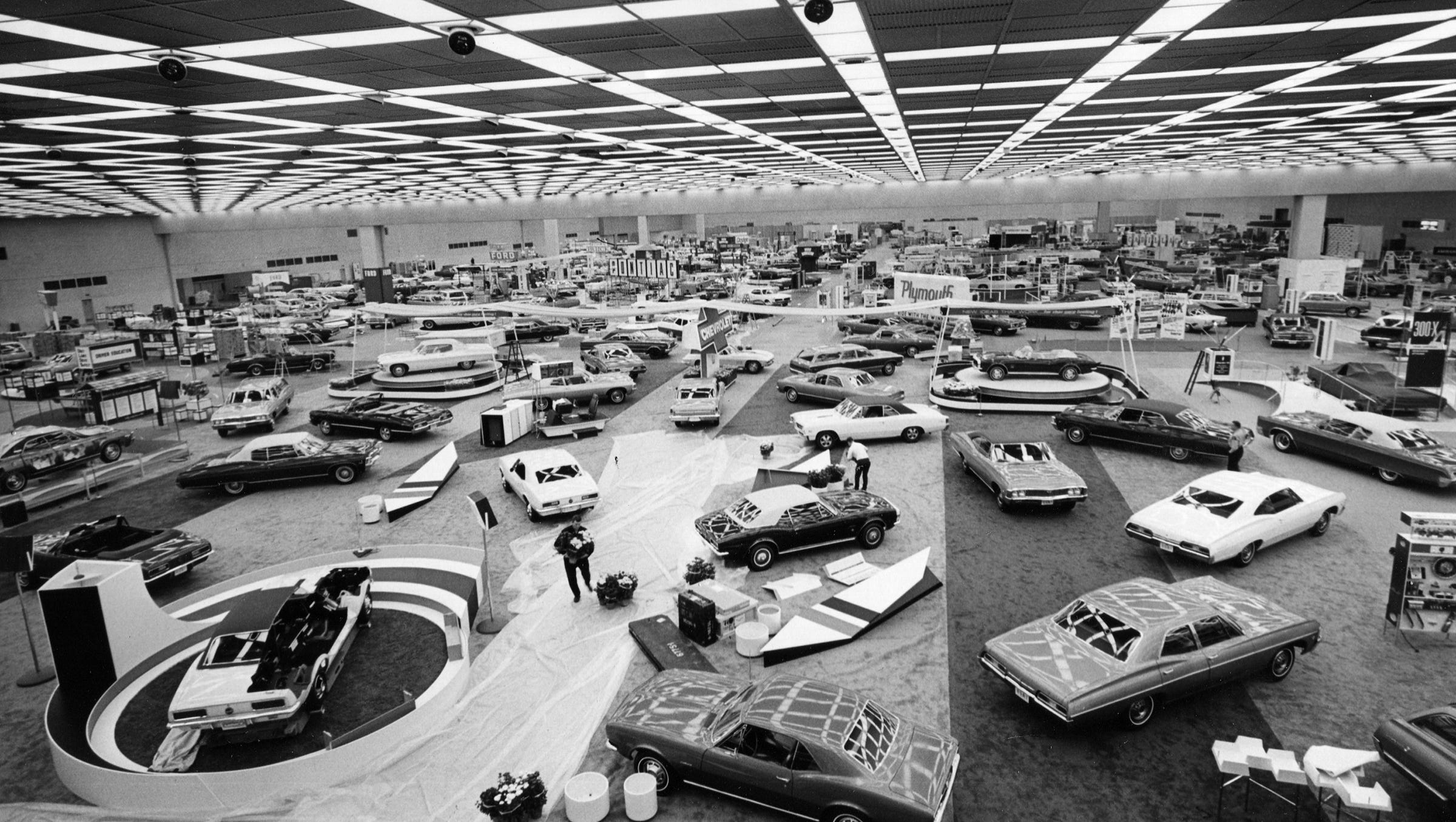 The Detroit Auto Show in 1966.