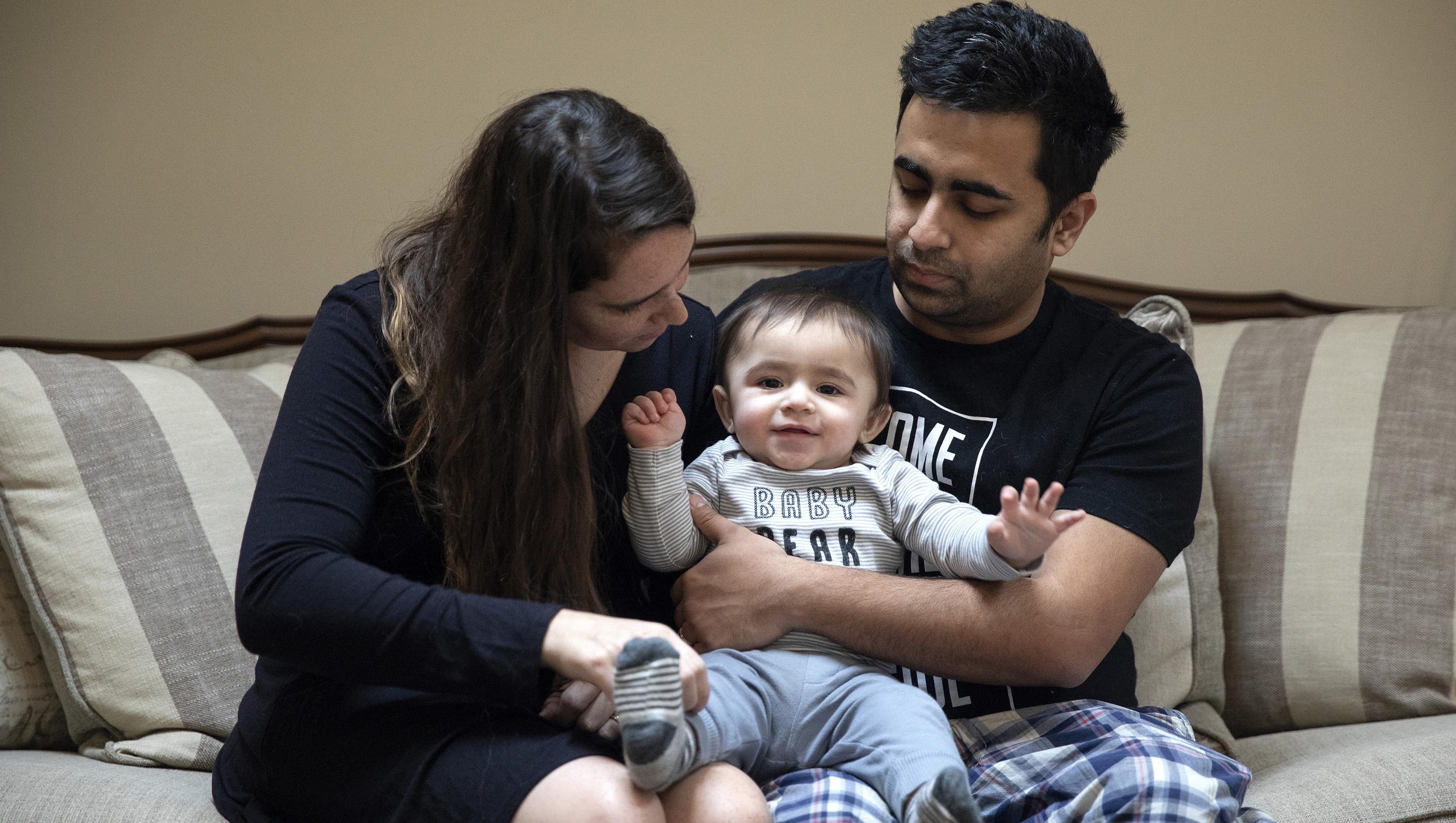 Arjun and Jessica Sud, with son Oliver had 17 Nest devices hooked up, which they also used to monitor the outside of their house.