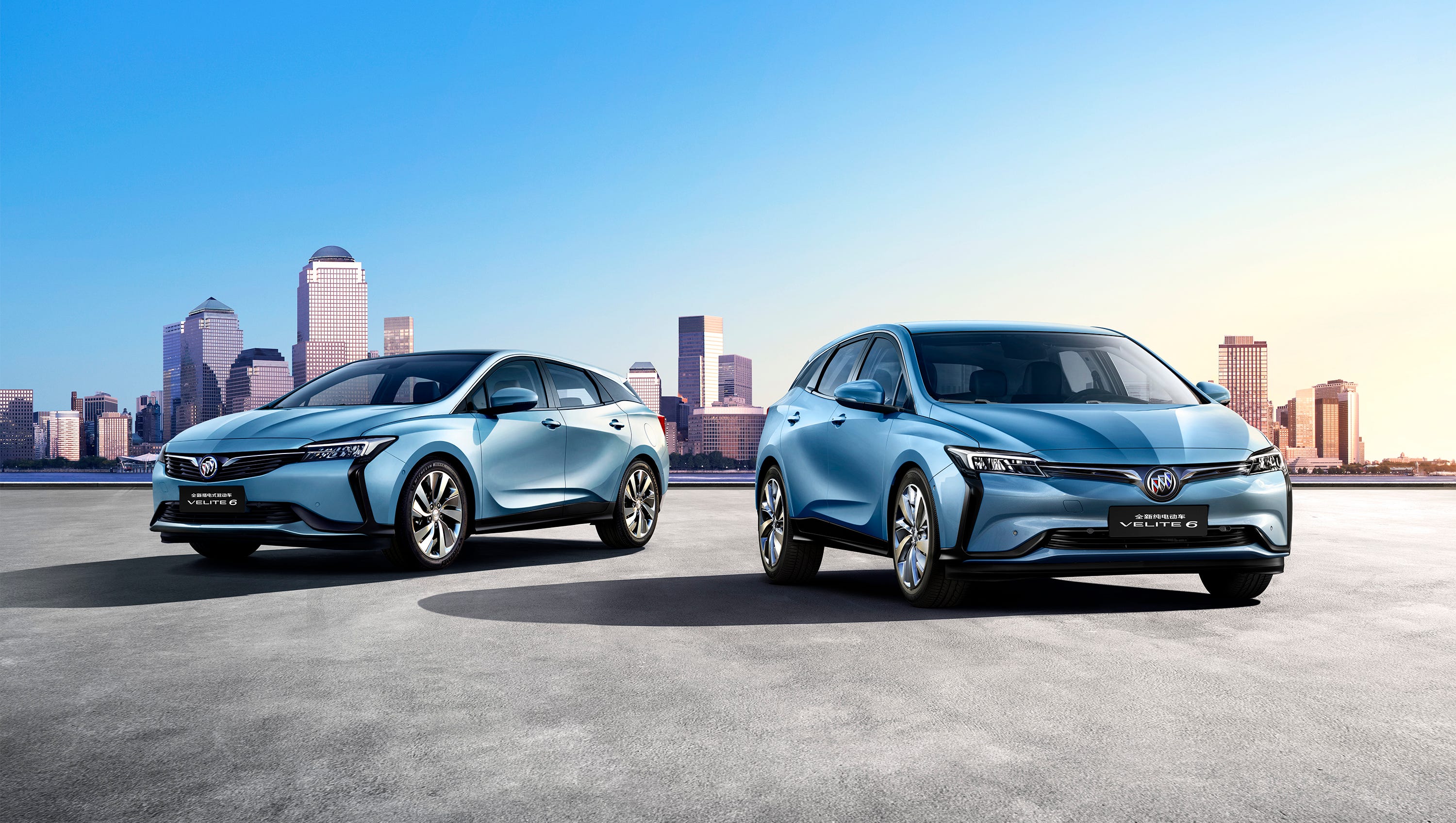 GM introduced the Buick Velite electric and plug-in hybrid at the Beijing auto show.