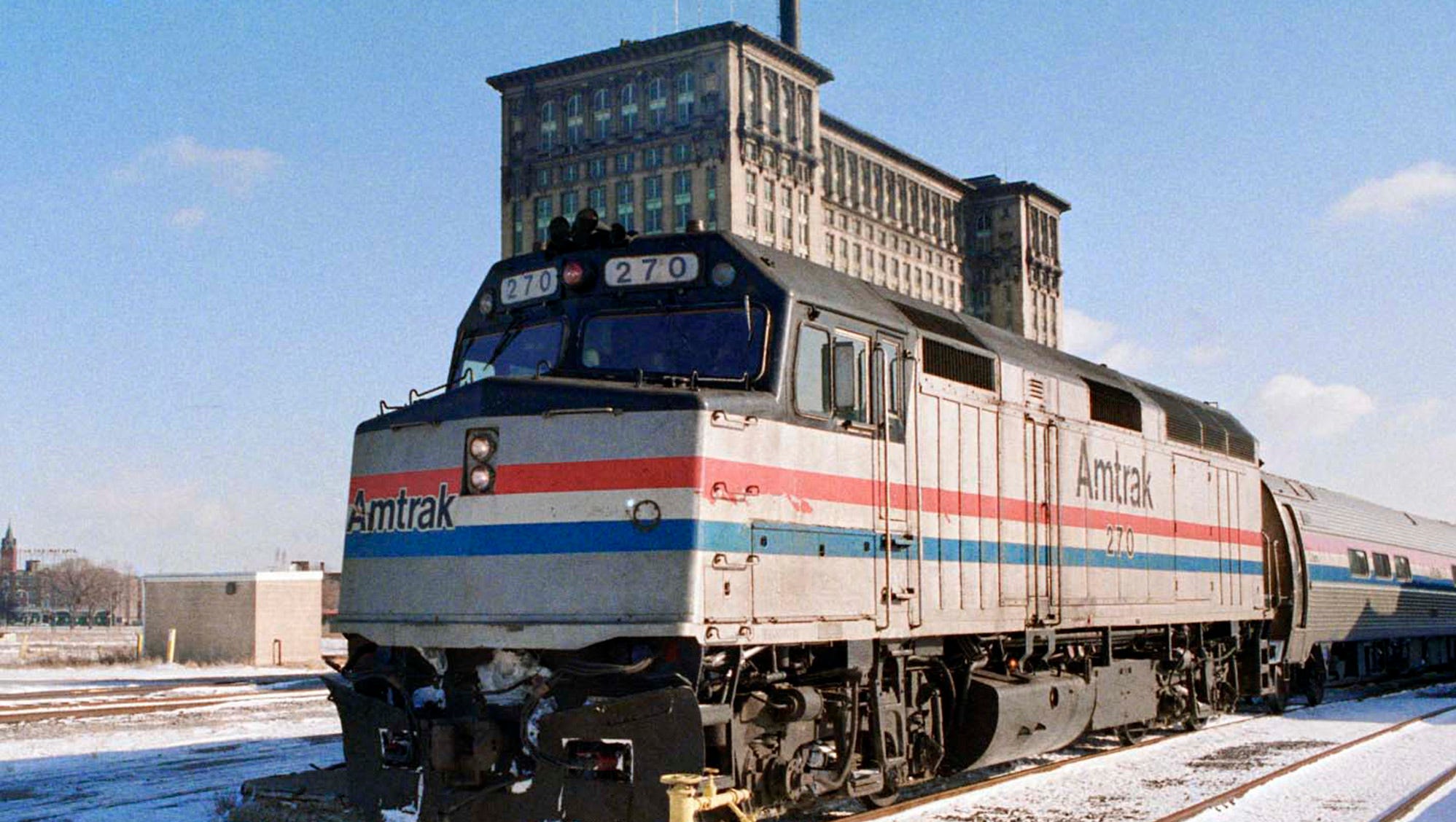 The 11:40 to Chicago is the last train to leave Michigan Central Depot on Jan. 5, 1988.