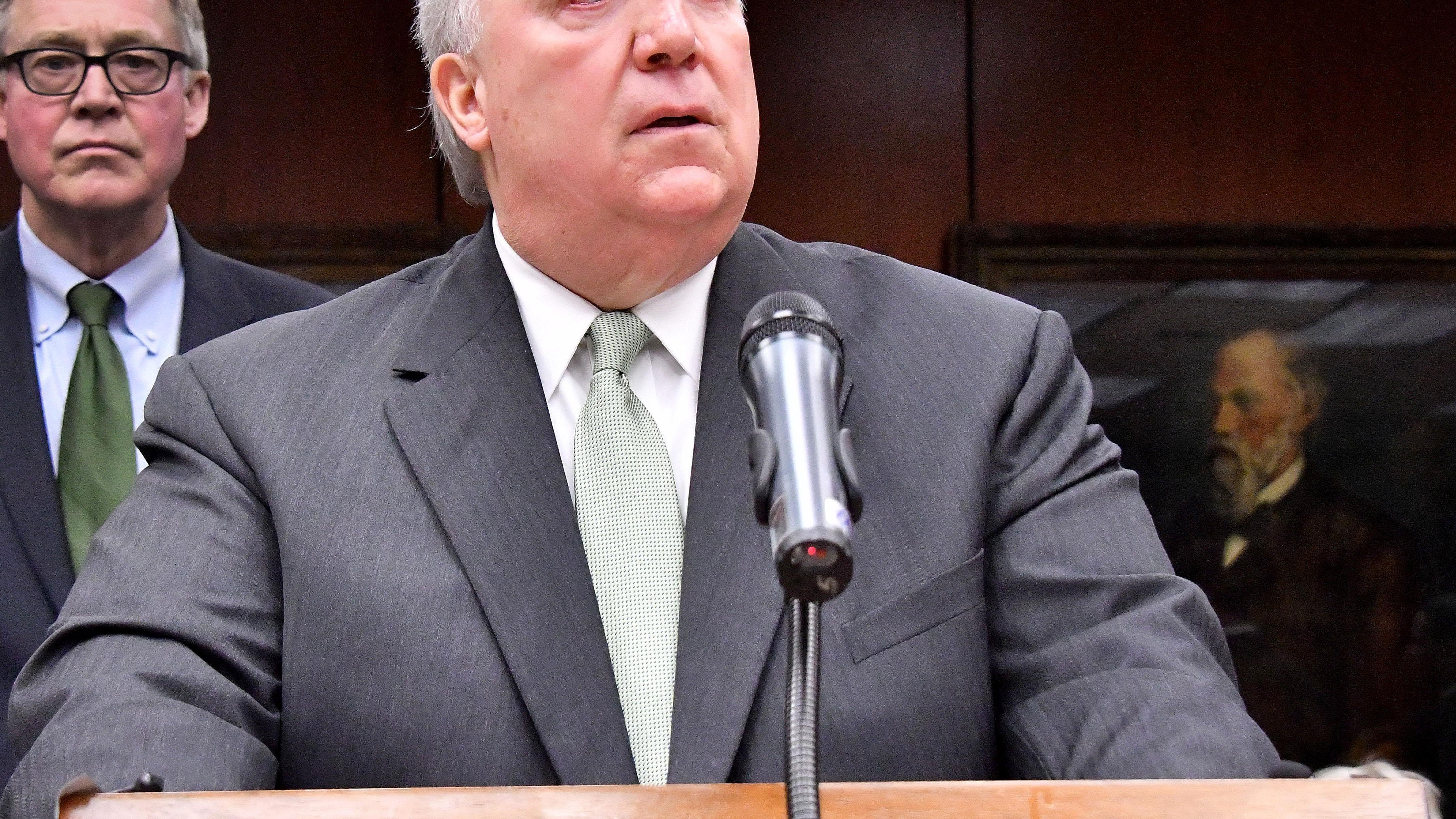 Former Michigan Gov. John Engler, who was Michigan governor from 1991 to 2003, praised survivors’ courage and said he will do everything in his power to change the culture at MSU, calling this an “excruciatingly difficult time for the university.”