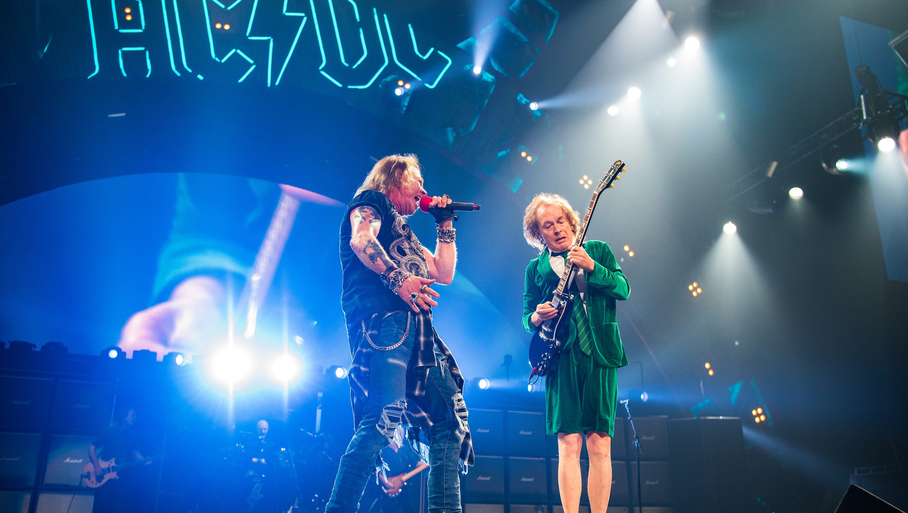 AC/DC performs Friday night.
