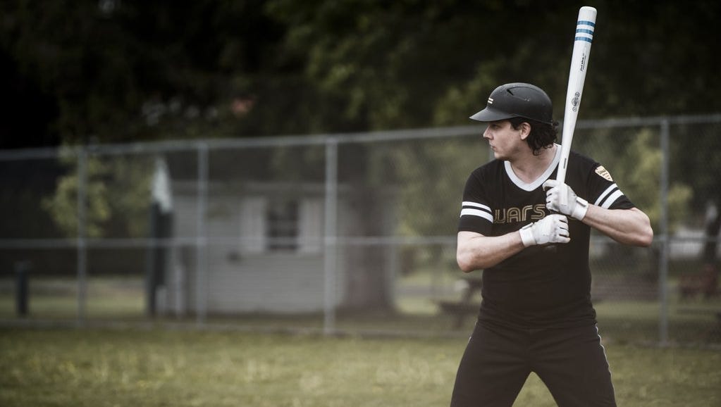 Jack White at the plate.