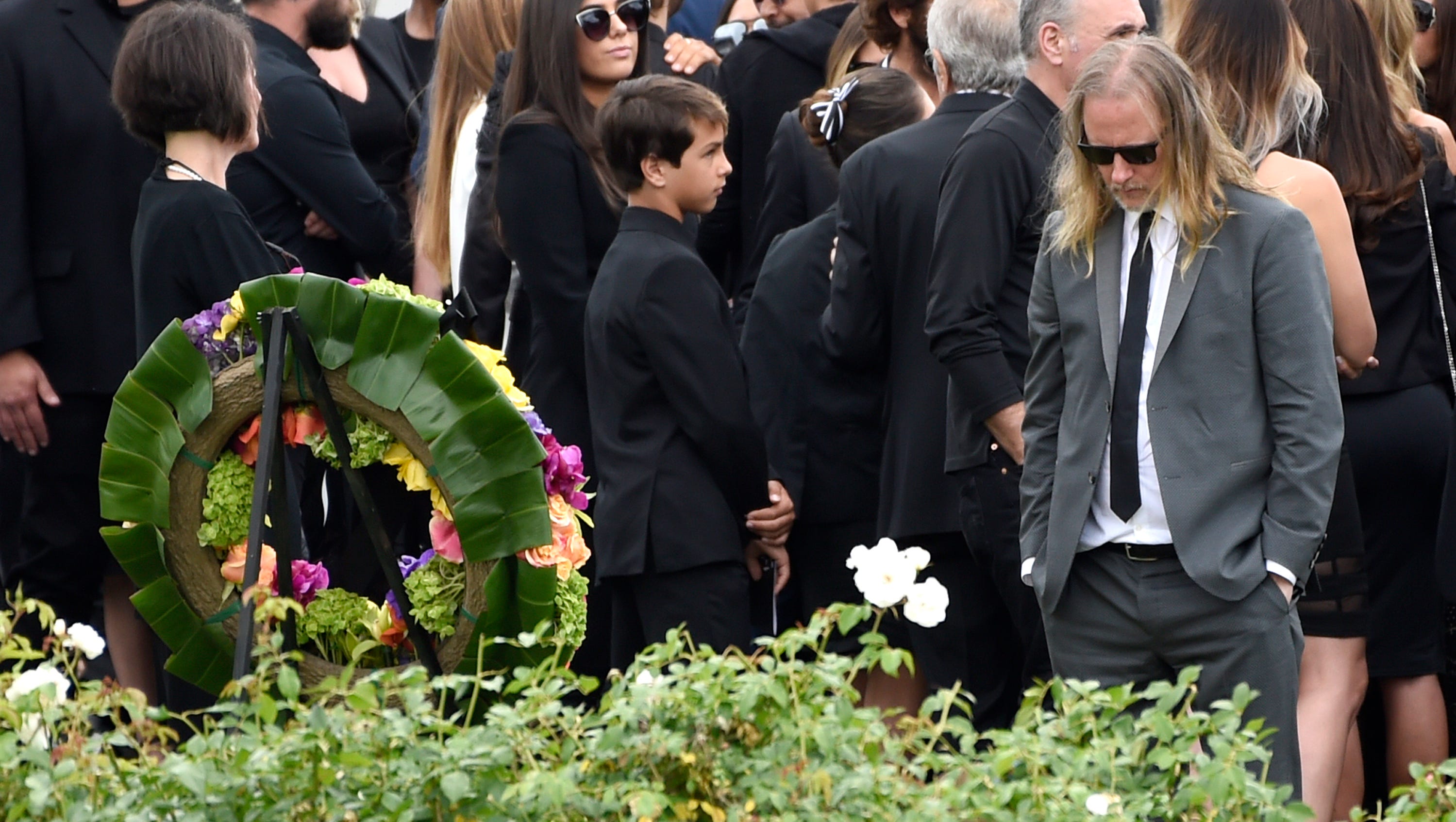 Jerry Cantrell attends a funeral for Chris Cornell at the Hollywood Forever Cemetery on Friday, May 26, 2017, in Los Angeles.