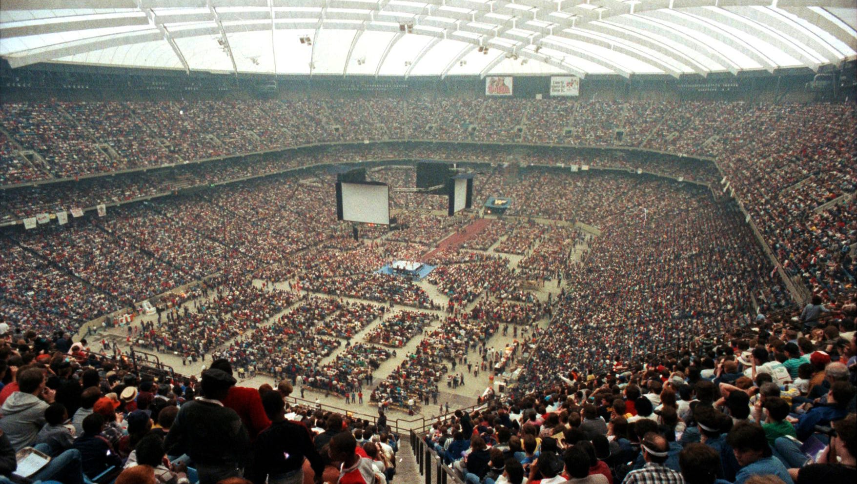 A crowd of more than 90,000 was reported as attending WrestleMania III, though many of the sport's historians dispute that figure.