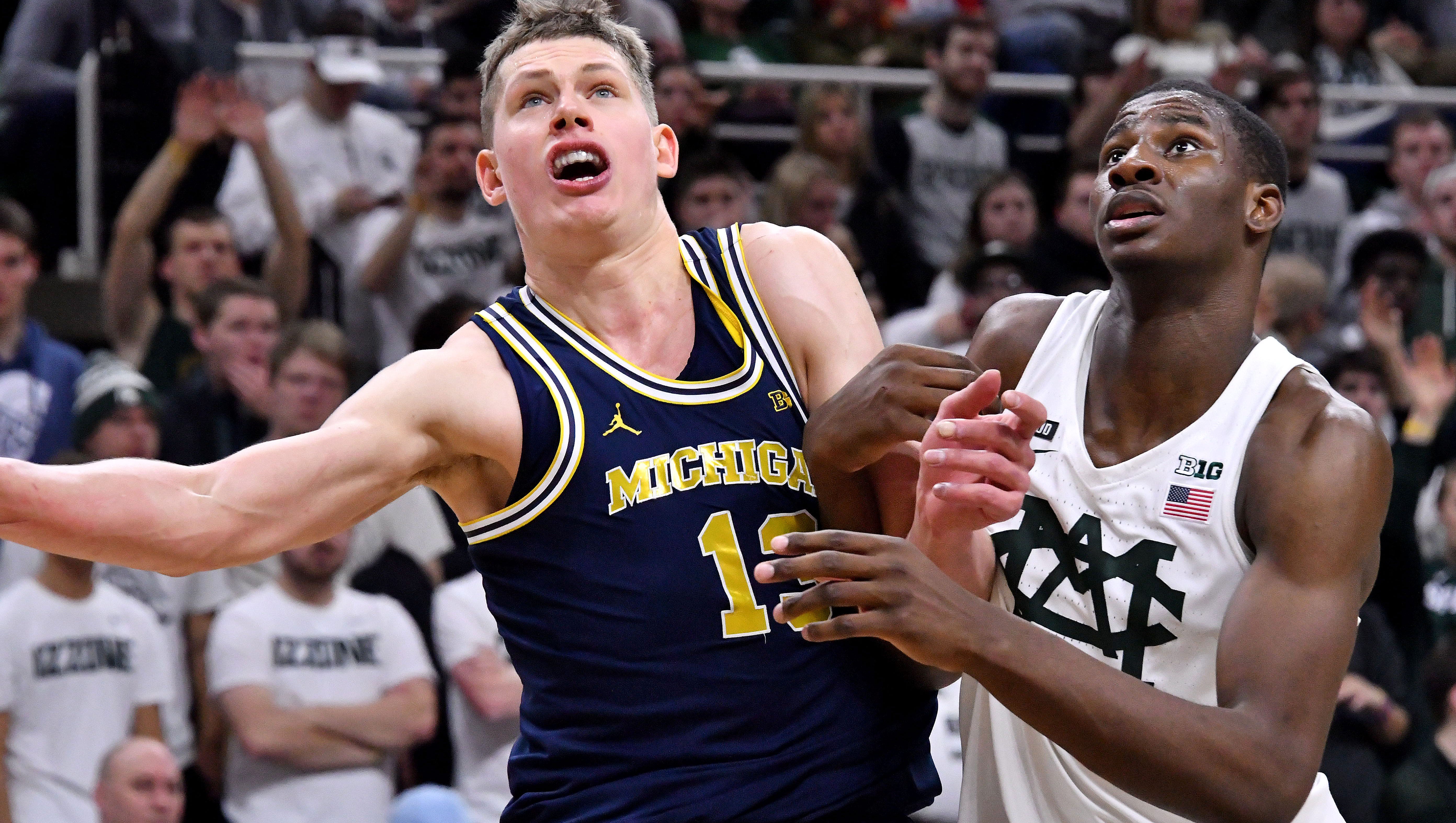Go through the gallery for Rod Beard's NBA mock draft, version 1.0, which includes Michigan's Moritz Wagner (left) and Michigan State's Jaren Jackson Jr. (right).