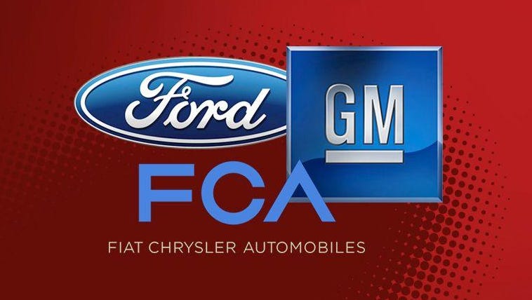 Fiat Chrysler Automobiles NV sold more than 2.2 million vehicles in 2018, a 9 percent increase over a year ago. Ford Motor Co. and General Motors Co. both saw single-digit sales declines in 2018, the automakers reported.