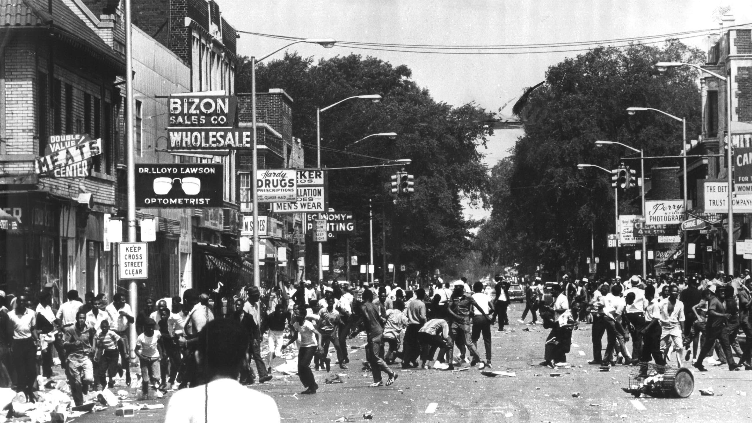 The intersection of 12th and Clairmount was the epicenter of the 1967 civil disturbance. After five days of looting, arson and violence, businesses began to vanish from the block, and none replaced them.