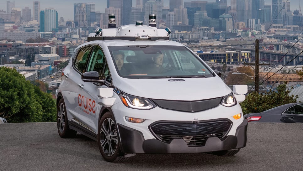 The production-ready Cruise AV, which is also what GM calls its self-driving Bolts already on the road for testing in San Francisco, would be the automaker’s fourth-generation driverless car in just 18 months.