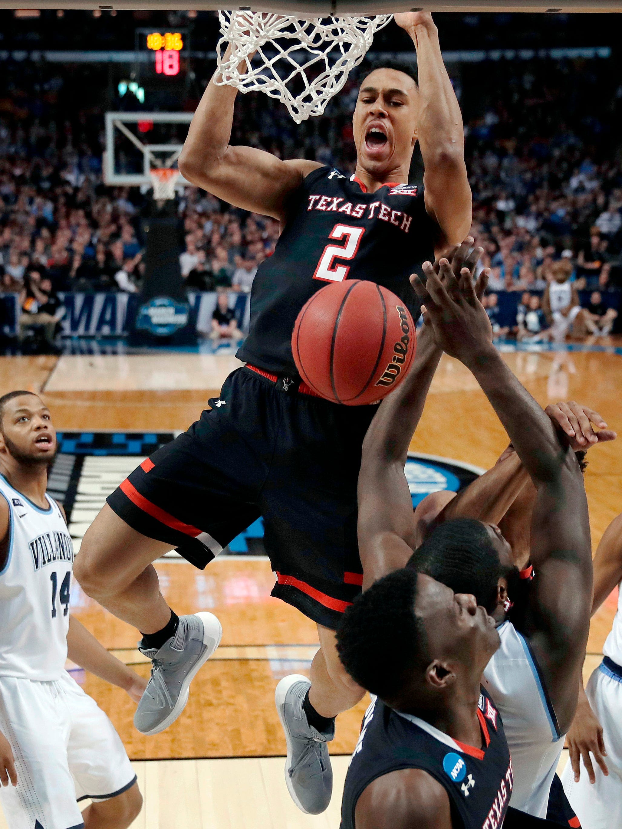 14. Denver Nuggets: Zhaire Smith, wing, Fr., Texas Tech. Smith has rocketed up many draft boards because of his immense athleticism and potential. He’s still somewhat raw. He converted 45 percent on 3-pointers, but had limited attempts. With Gary Harris (Michigan State), the Nuggets don't have an immediate need at shooting guard, so Smith can take some time to develop.