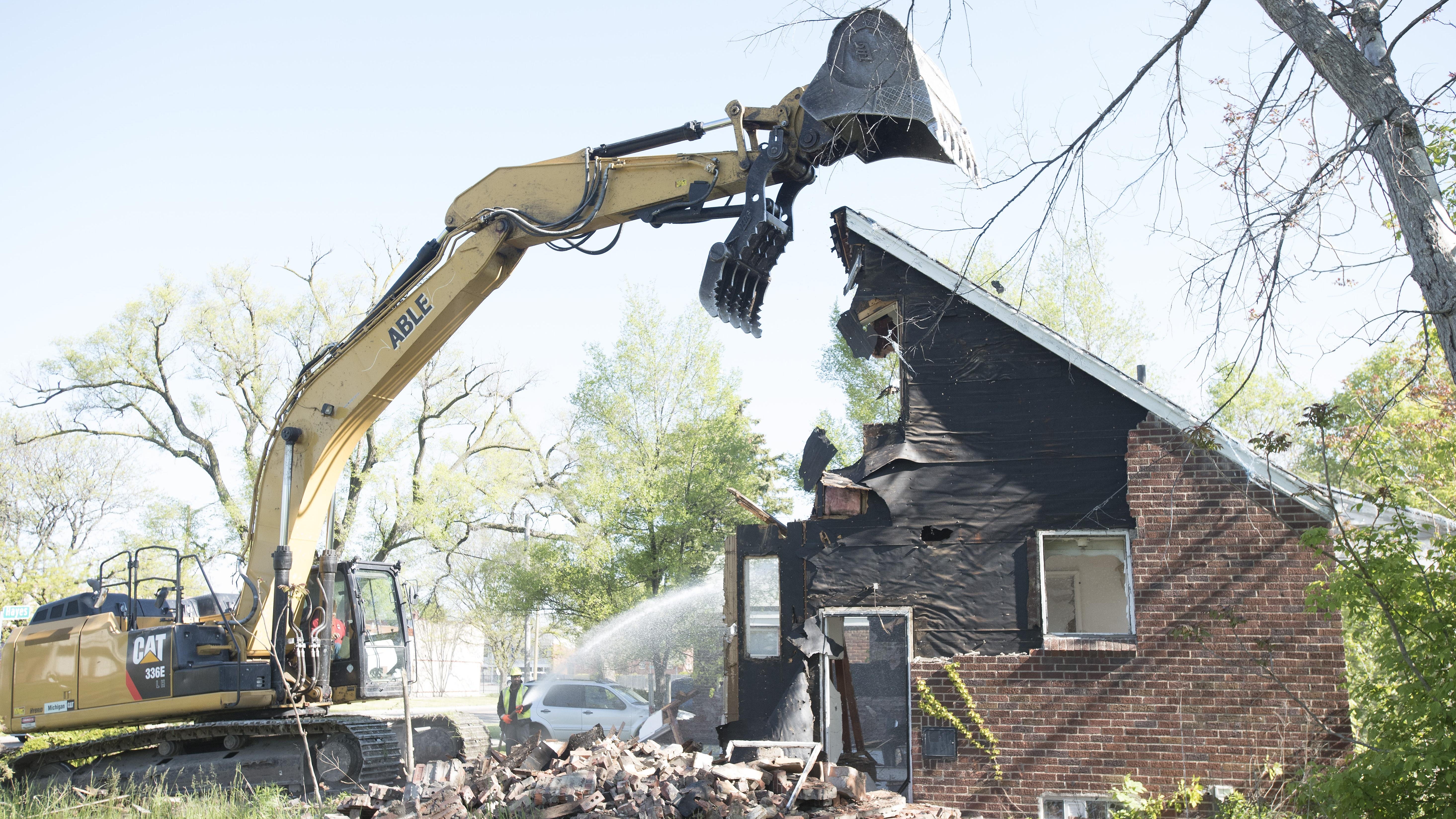 A federal program has awarded more than $173 million since spring 2014 for demolition work in Detroit.