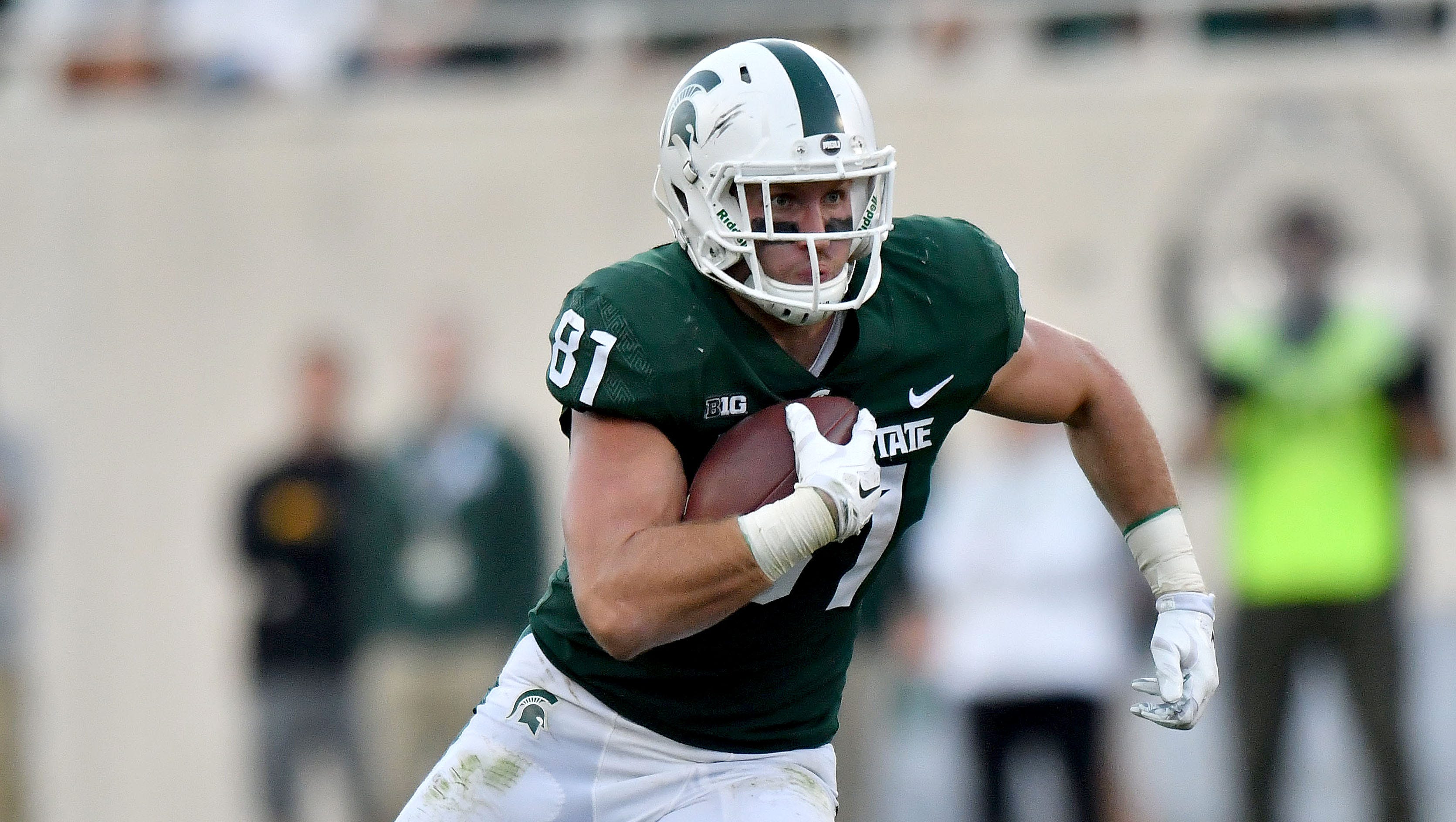 Tight end – Matt Sokol, Sr. Sokol was solid in his first season as a starter in 2017 and once again will be one of the Spartans’ top leaders and a factor in the passing game in 2018. Sophomore Matt Dotson should see increased playing time after seeing limited work as a true freshman in 2017. The health of sophomore Noah Davis will be a question heading into fall camp and could affect whether incoming freshman Trenton Gillison plays in his first season. Senior Chase Gianacakos will continue to be used in the jumbo, short-yardage packages.