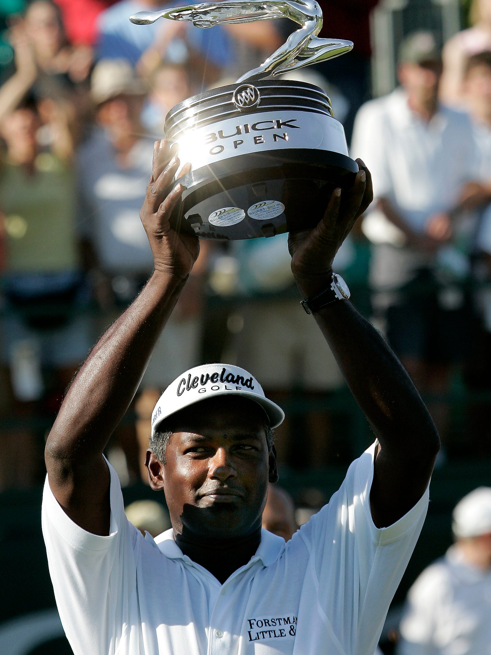Vijay Singh wins the Buick Open in 2005. He won the tournament three times.