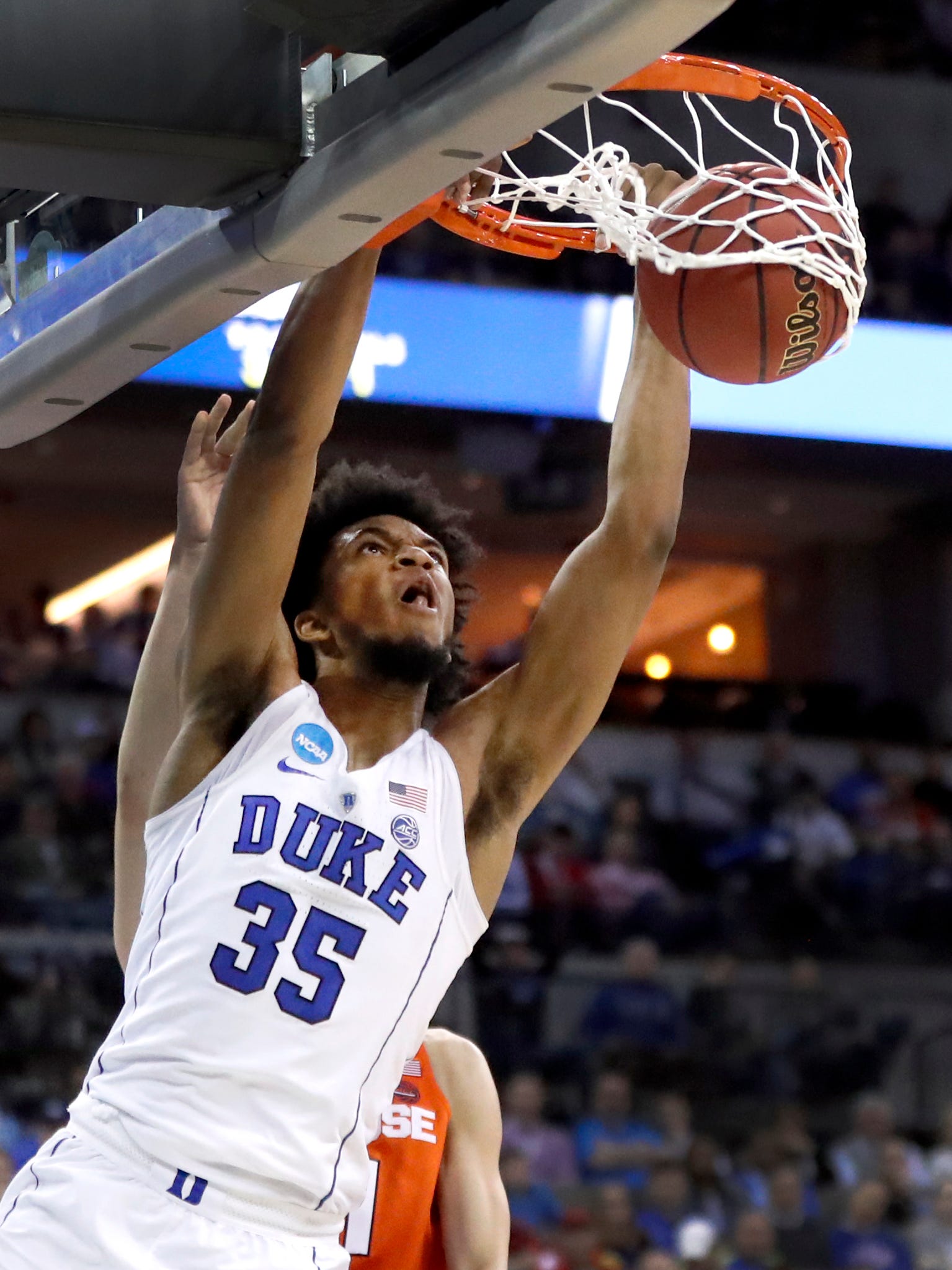 2. Sacramento Kings: Marvin Bagley III, F, Fr., Duke. With Ayton gone, the Kings will be happy to settle for Bagley, who could be the best overall talent in the draft. At 6-foot-11, he's still growing, but his energy and potential have the Kings excited. A tandem of DeAaron Fox and Bagley could give them the youthful foundation to pull them out of the doldrums of the NBA.