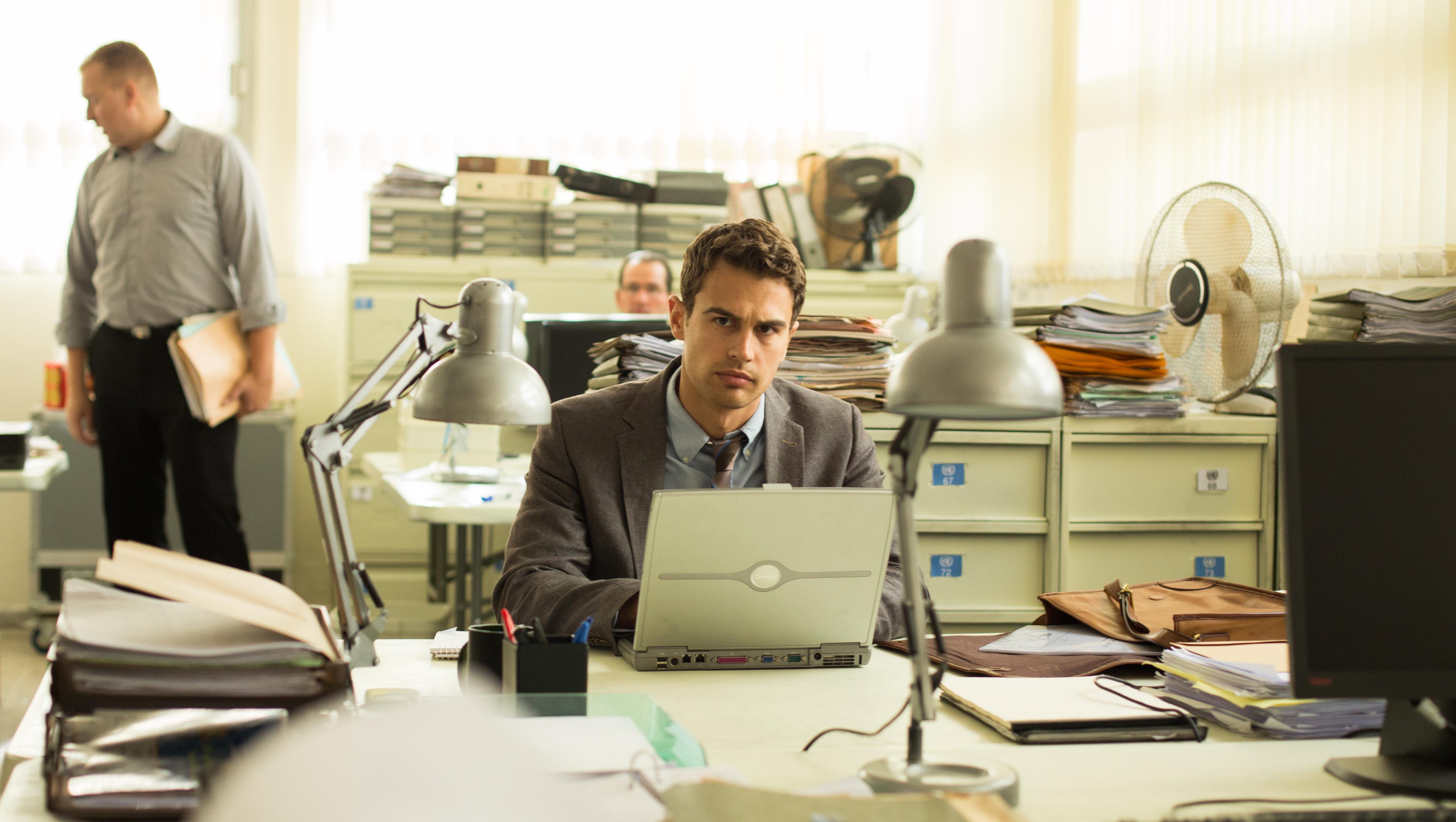 Theo James stars in “Backstabbing for Beginners,” a drama.