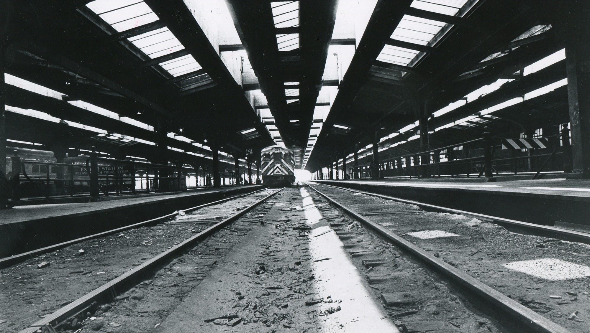 The Michigan Central Depot tracks, June 23, 1973.