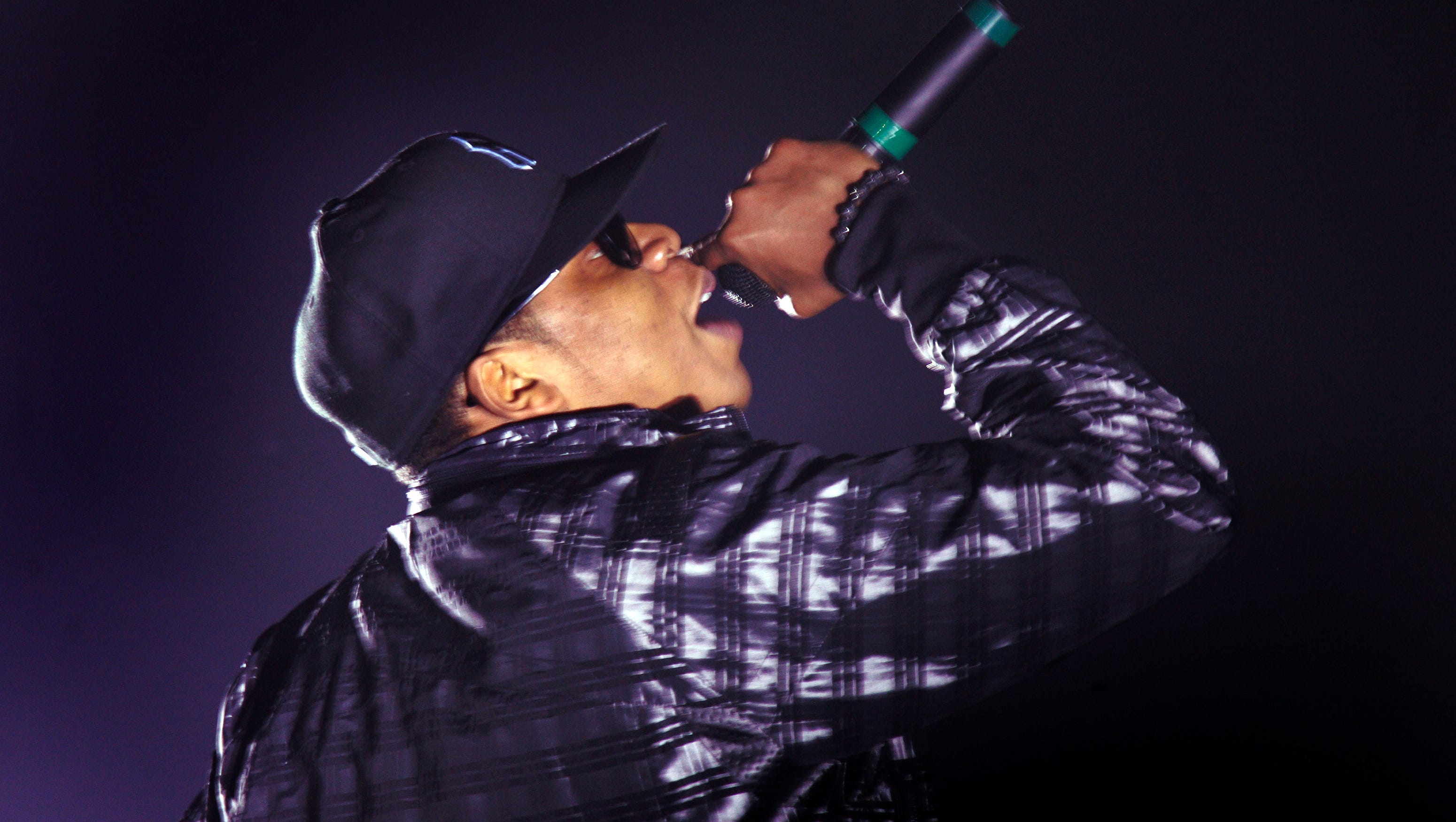 Rapper Jay-Z performs Oct. 4, 2008, during a free concert in support of Barack Obama at Cobo Center in Detroit.