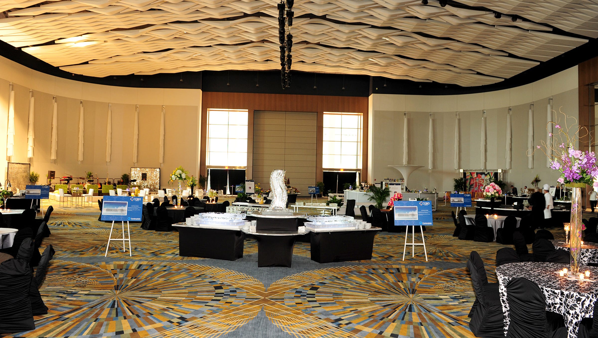 The Grand Ballroom, seen at its Sept. 07, 2013 opening, has hosted business and charity events, police graduation ceremonies, political rallies and other special events.