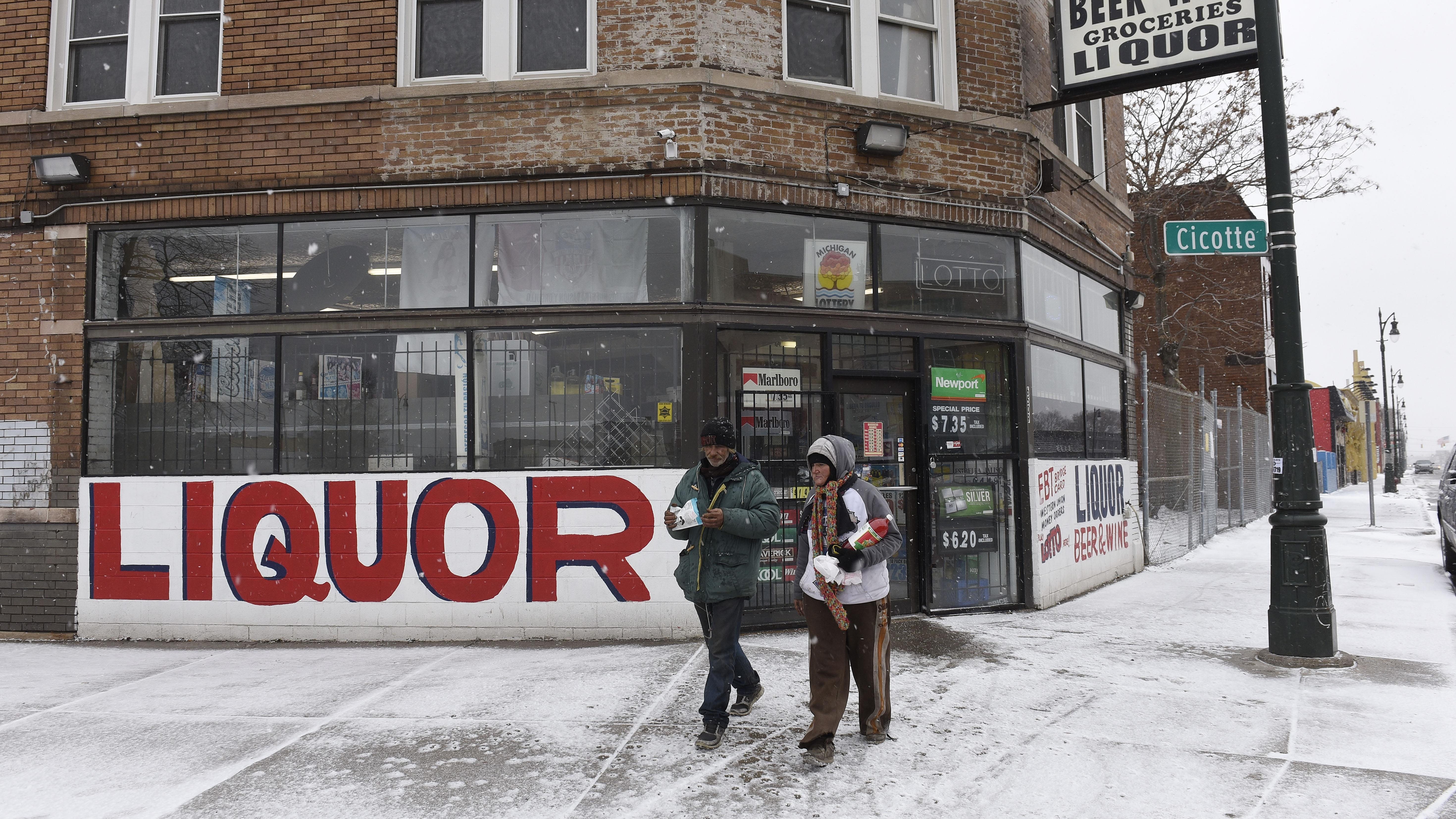 Abby’s Party Store in southwest Detroit is not signed up for Project Green Light, which allows police to monitor businesses’ video surveillance.