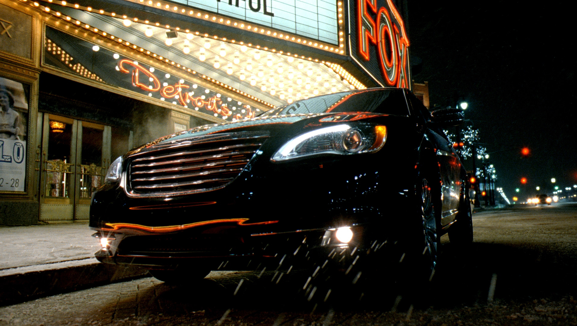 Still from Chrysler's "Born of Fire" ad for the Chrysler 200 that aired during the Super Bowl in 2011. The ad featured Eminem.