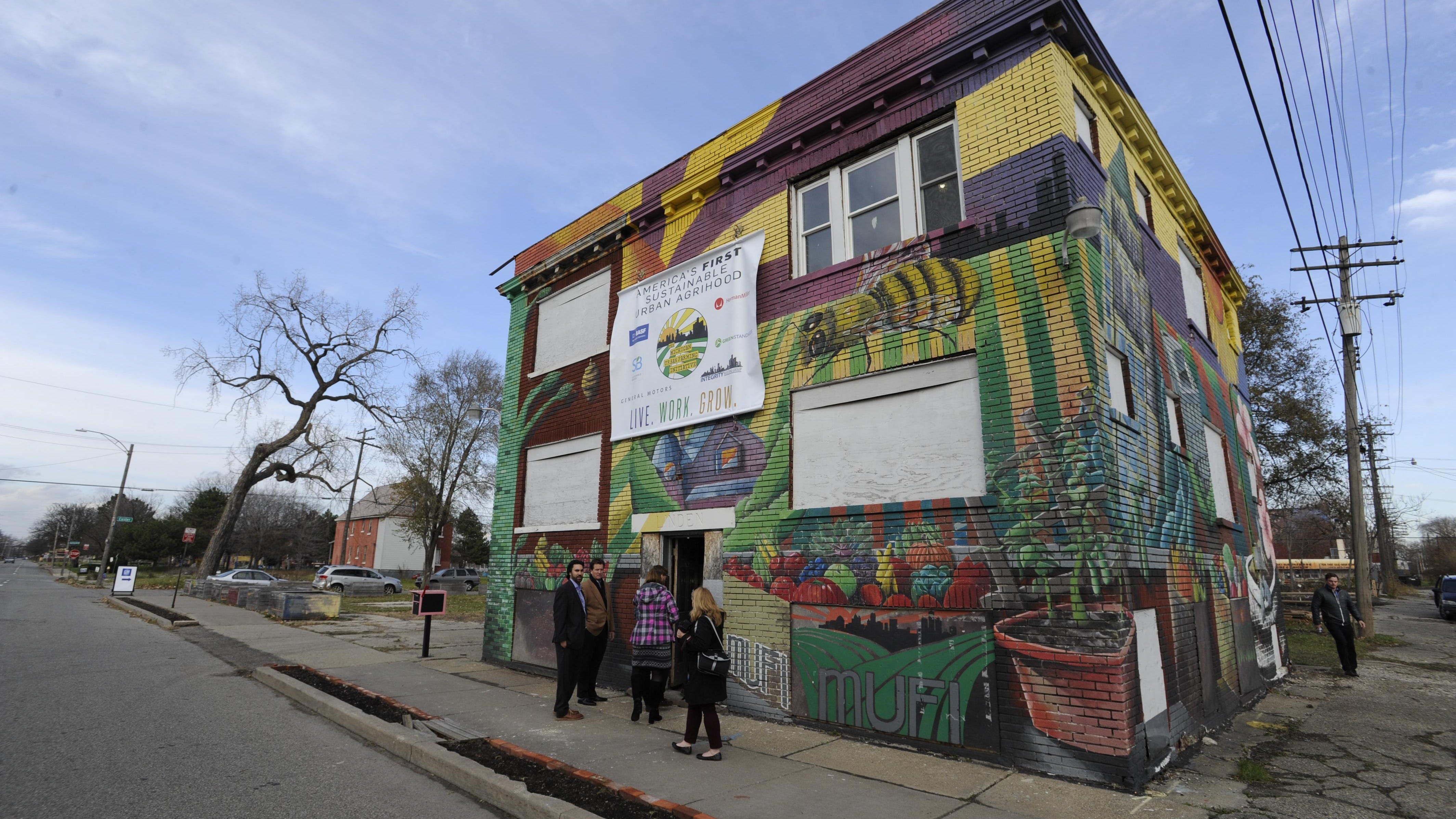 The Michigan Urban Farming Initiative is developing what it says is the nation’s first sustainable “agrihood” on Detroit’s north side.