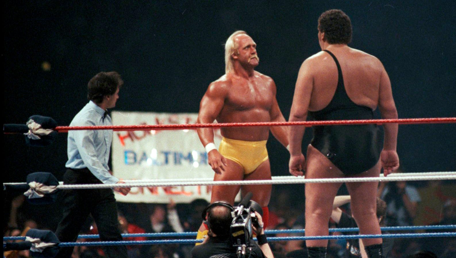 While the match is considered a classic, Hulk Hogan-Andre the Giant didn't feature a ton of actual wrestling, because Andre's surgically repaired back was in bad shape.