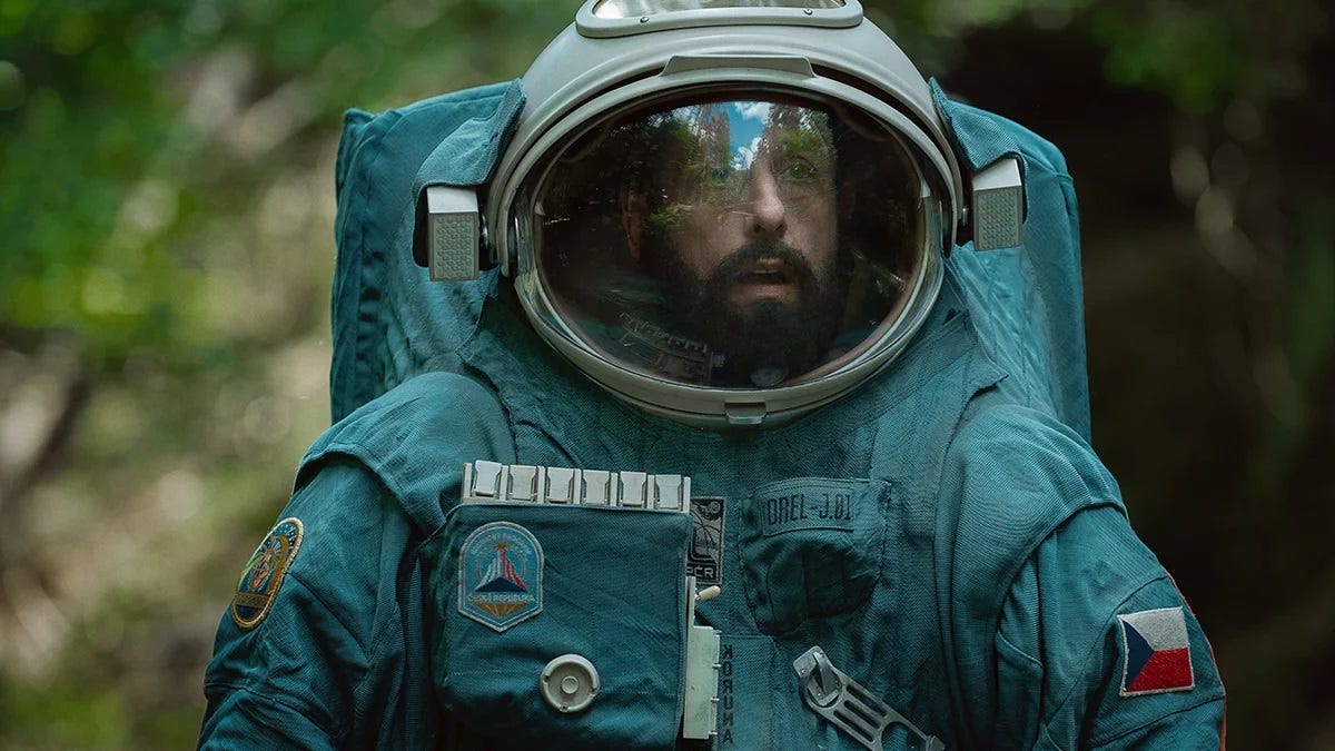 Adam Sandler in "Spaceman."