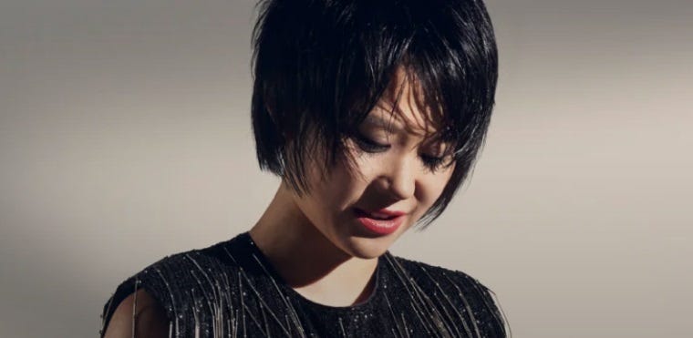 Pianist Yuja Wang performs in Detroit this weekend.