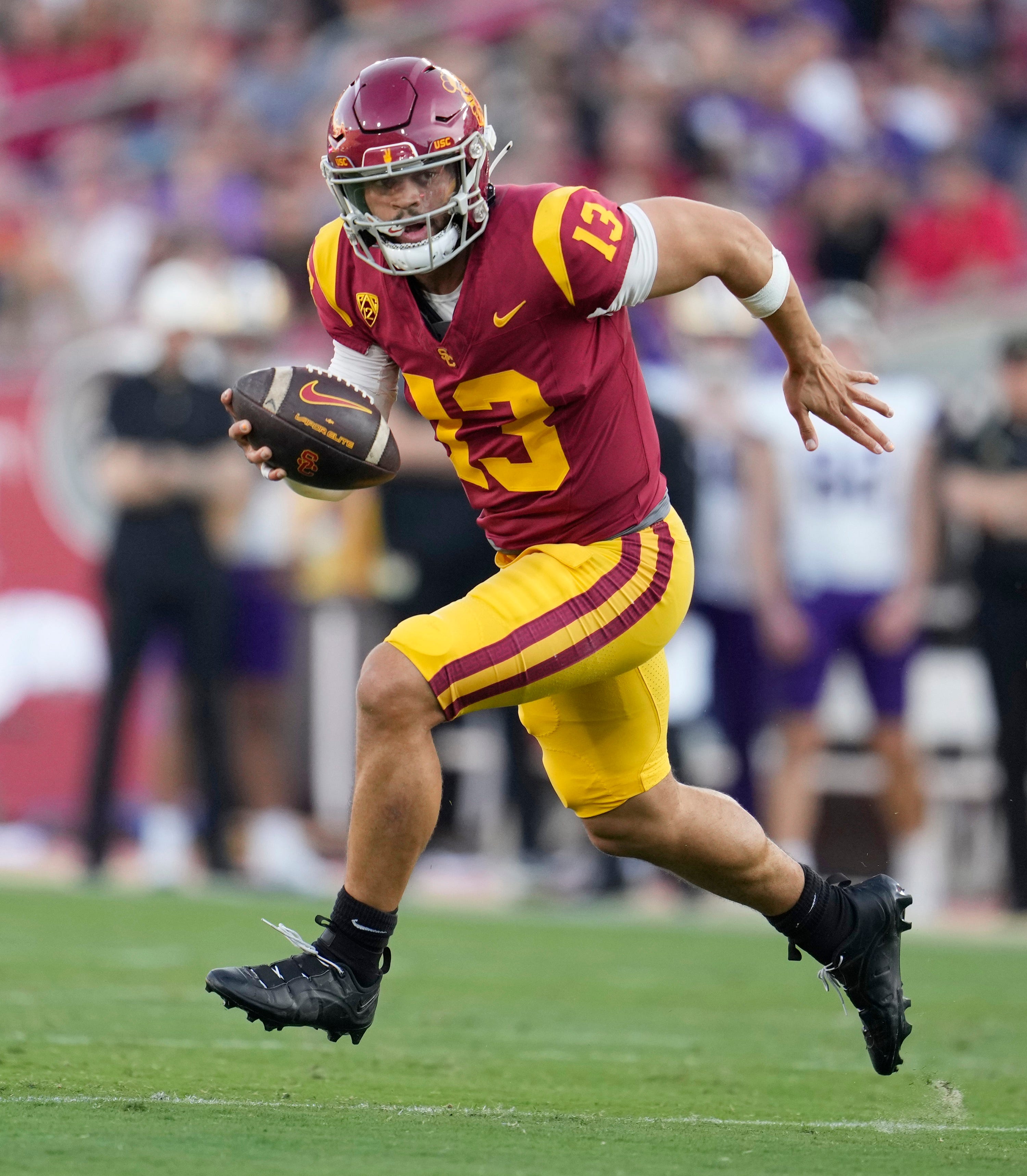 USC quarterback Caleb Williams will be among the prospects attending this week's NFL Draft in Detroit.