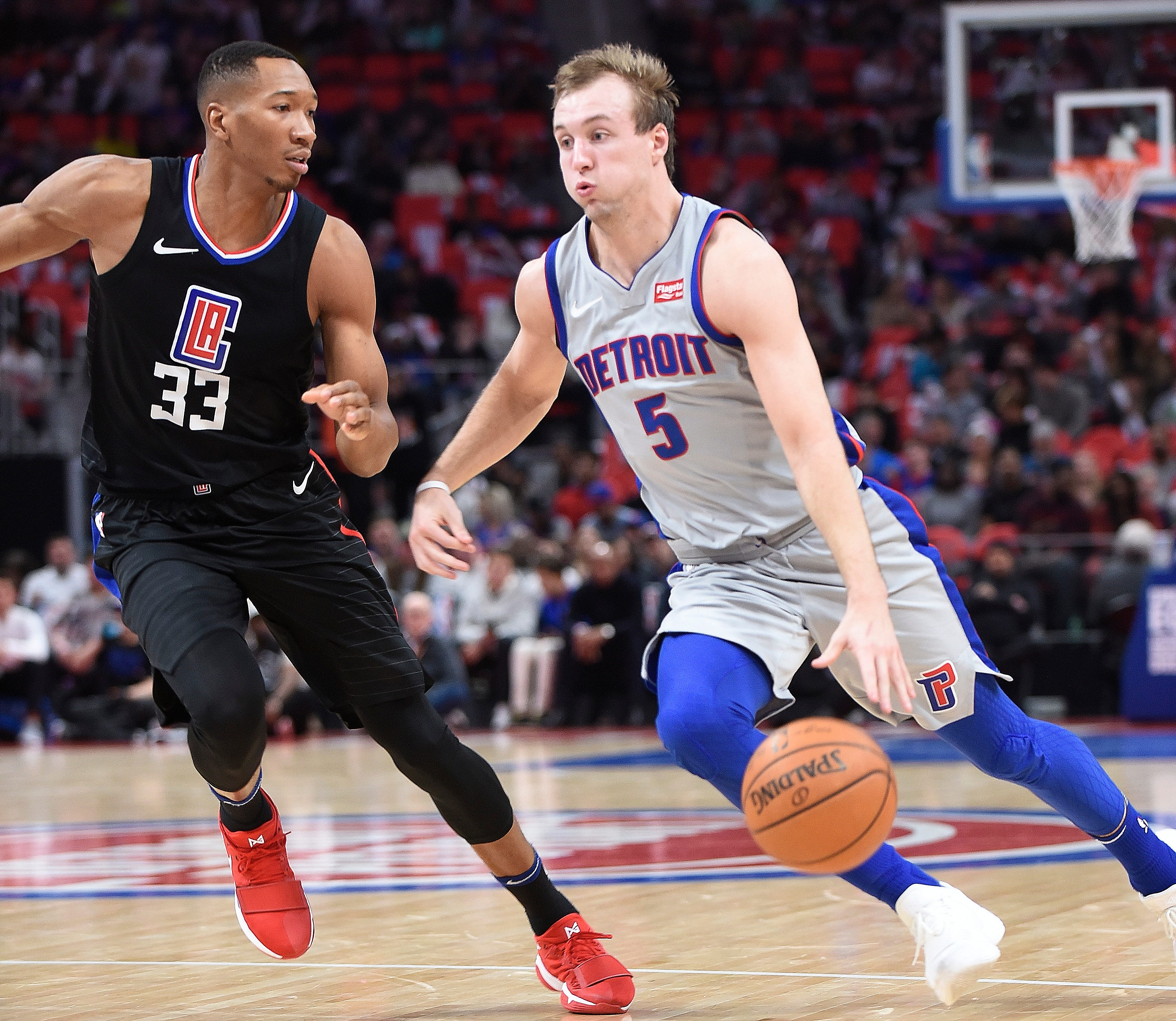 7. Luke Kennard, G: His value will increase as he gets more comfortable in the offense and improves on defense. With Reggie Bullock, there’s no need to rush Kennard along, but having either coming off the bench helps that group. He showed flashes last season as a rookie, but he’ll need to continue his development by becoming more of a facilitator. The Pistons will even try to put him in more situations to handle the ball and facilitate.