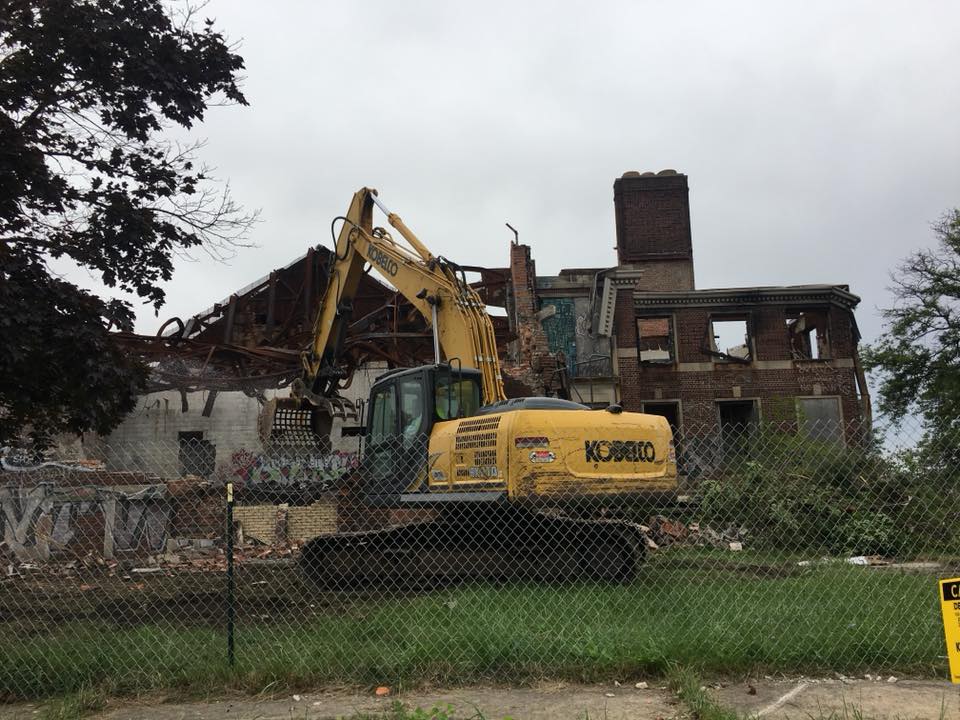 The building of Kronk Gym demolished Thursday, Sept. 13, 2018.