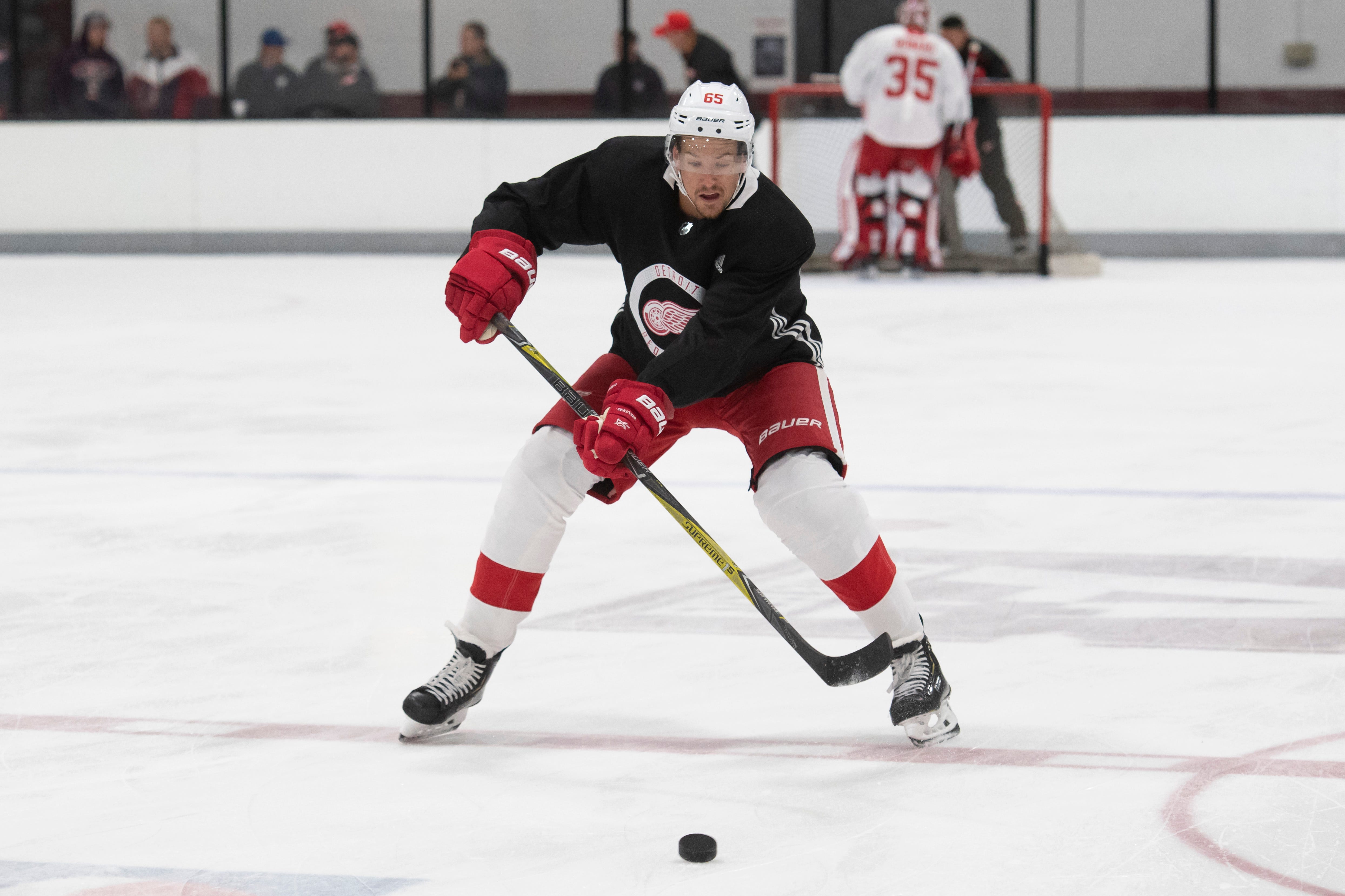 DANNY DEKEYSER: AGE: 28. HT: 6-3. WT: 192. STATS: 65 games, 6 goals, 6 assists, 12 points. ANALYSIS: Played some of his best, most consistent hockey the second half of last season. His veteran presence becomes crucial right now with Wings’ defense marred with injuries.