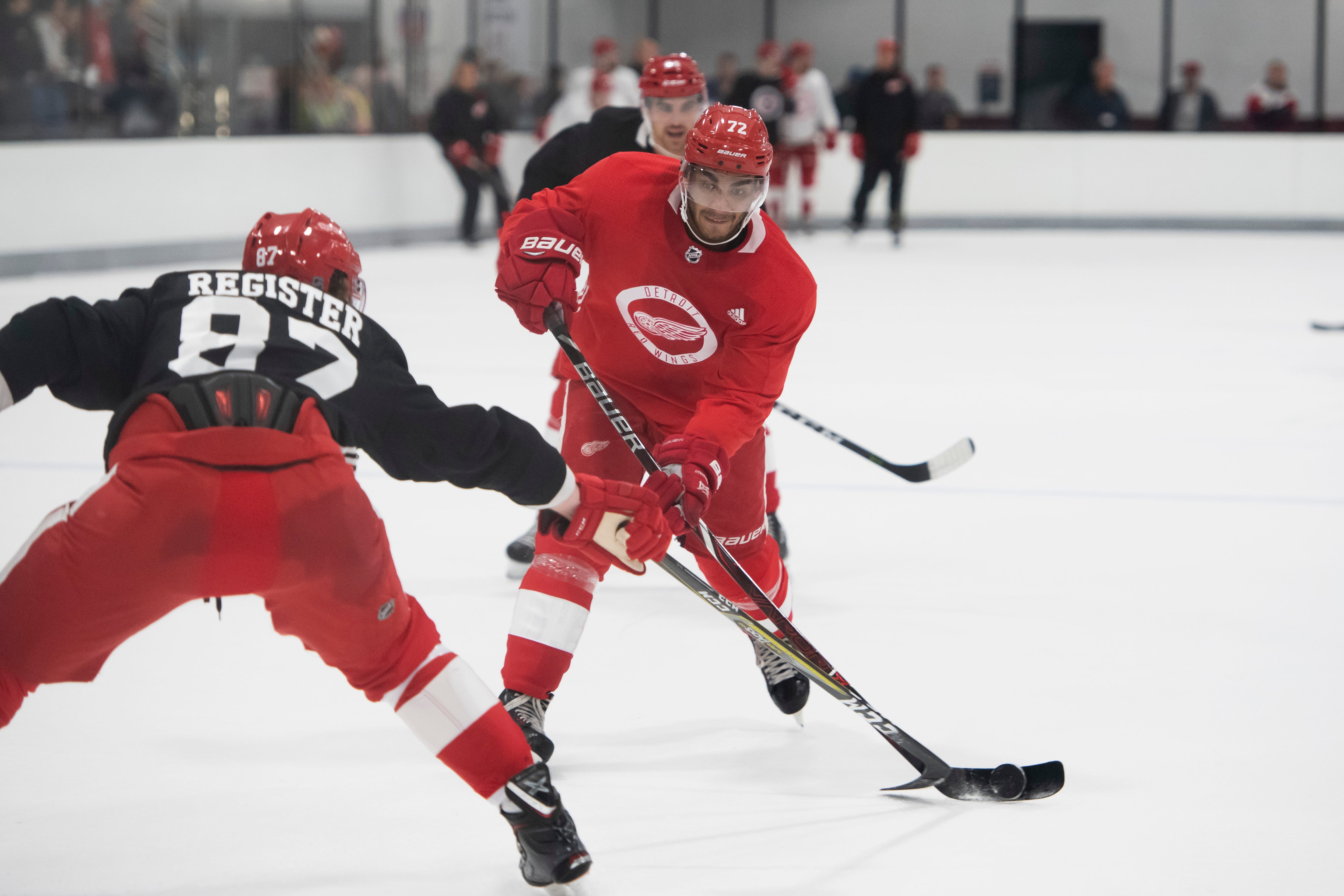 ANDREAS ATHANASIOU: AGE: 24. HT: 6-2. WT: 188. STATS: 71 games, 16 goals, 17 assists, 33 points. ANALYSIS: Given increased ice time in the preseason, Athanasiou was among the most impressive players on the roster. It’ll be interesting to watch if that carries over into the regular season.