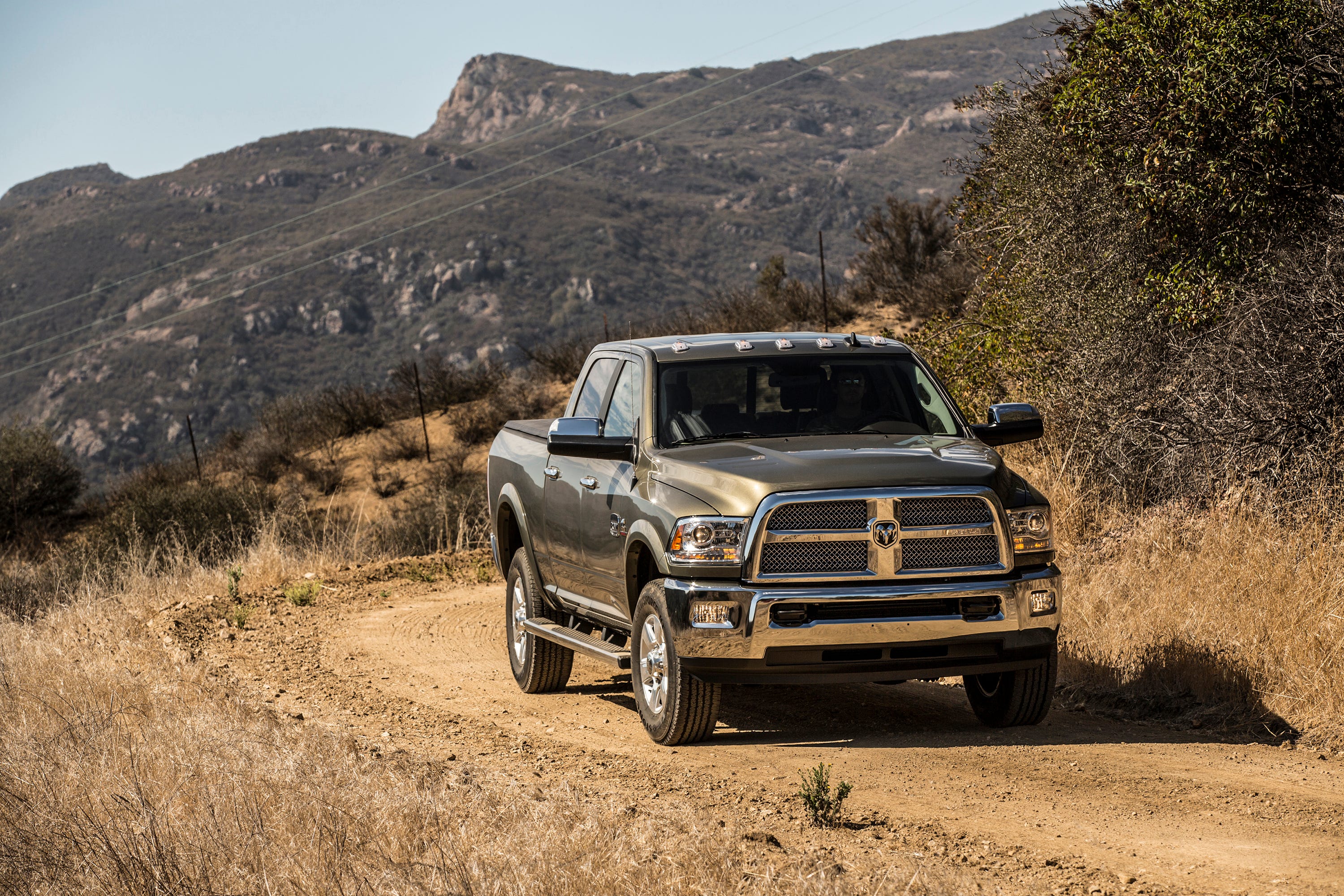 The 2017 Ram 2500 Laramie Longhorn Crew Cab 4x4 Heavy Duty was offered with a Cummins Diesel engine. FCA said its posted  third quarters earnings loss reflected an estimated $794 million charge related to a U.S. Department of Justice investigation that alleges the automaker failed to disclose software on about 104,000 diesel-powered pickups and SUVs that regulators said could be similar to the “defeat devices” Volkswagen AG used to cheat emissions-testing.