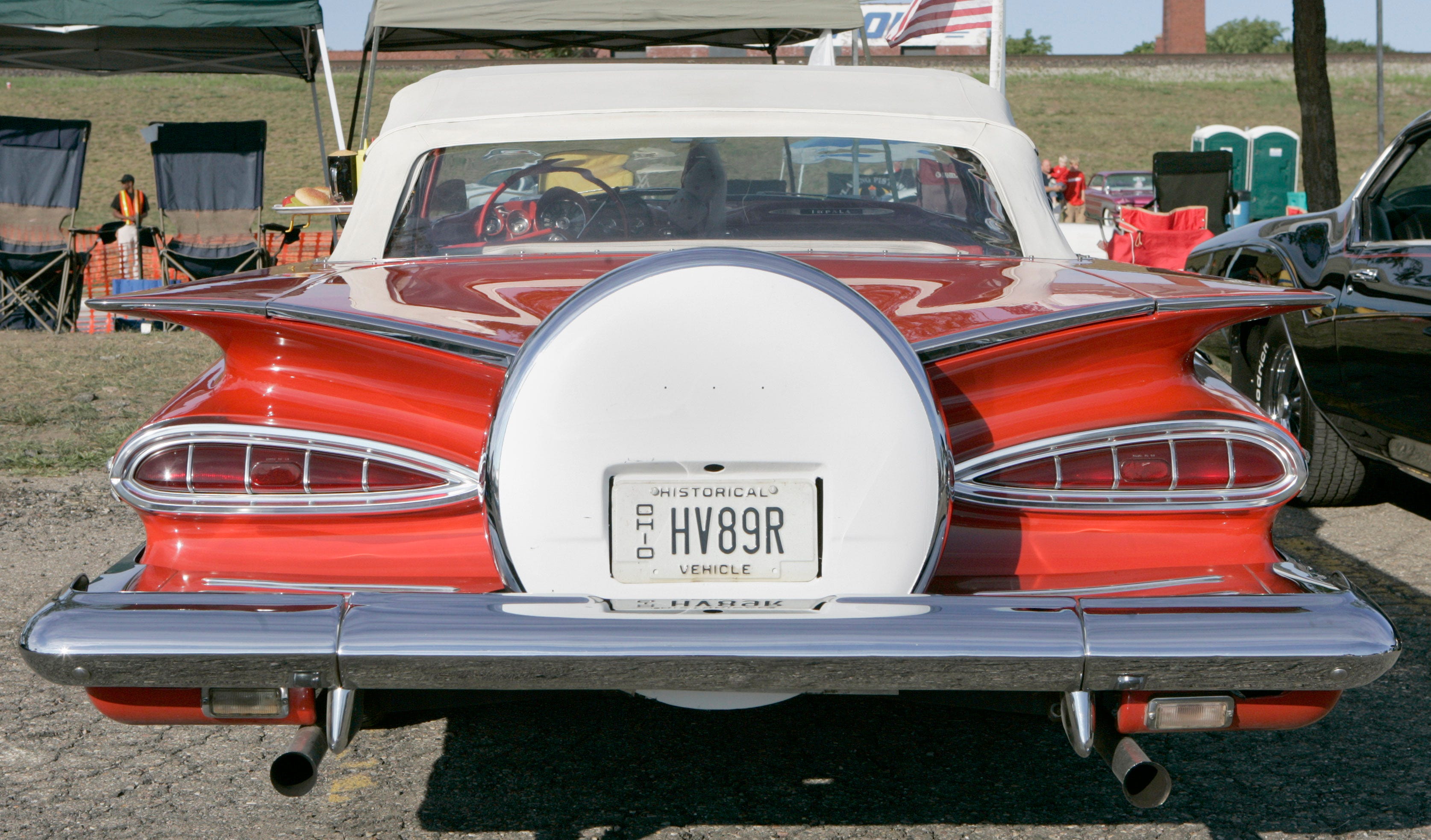 A 1961 Chevrolet Impala on Woodward  in Pontiac, Aug. 18, 2007.