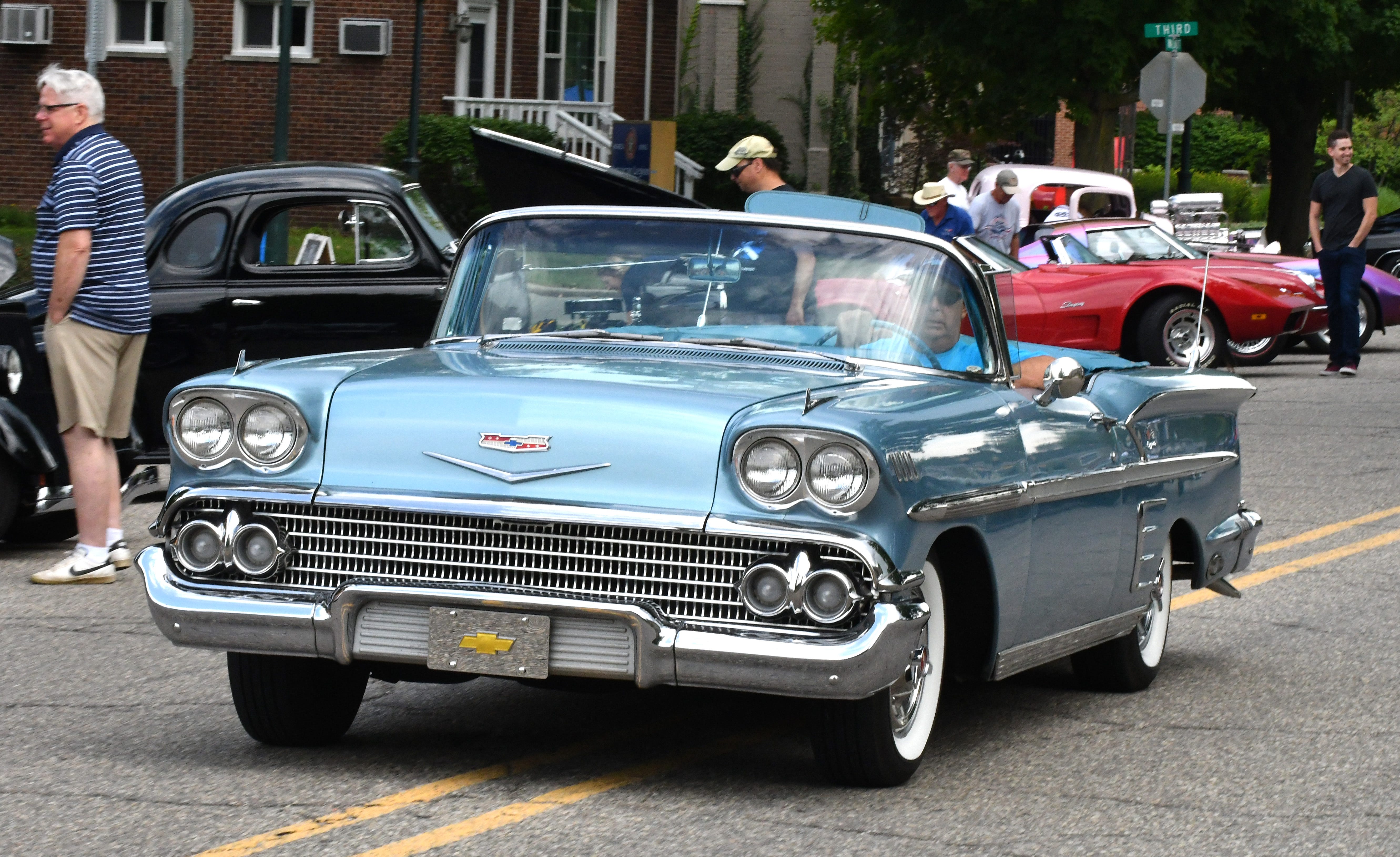A 1958 Impala at the 19th annual Rockin Rods n' Rochester in Rochester, Aug. 12, 2018.