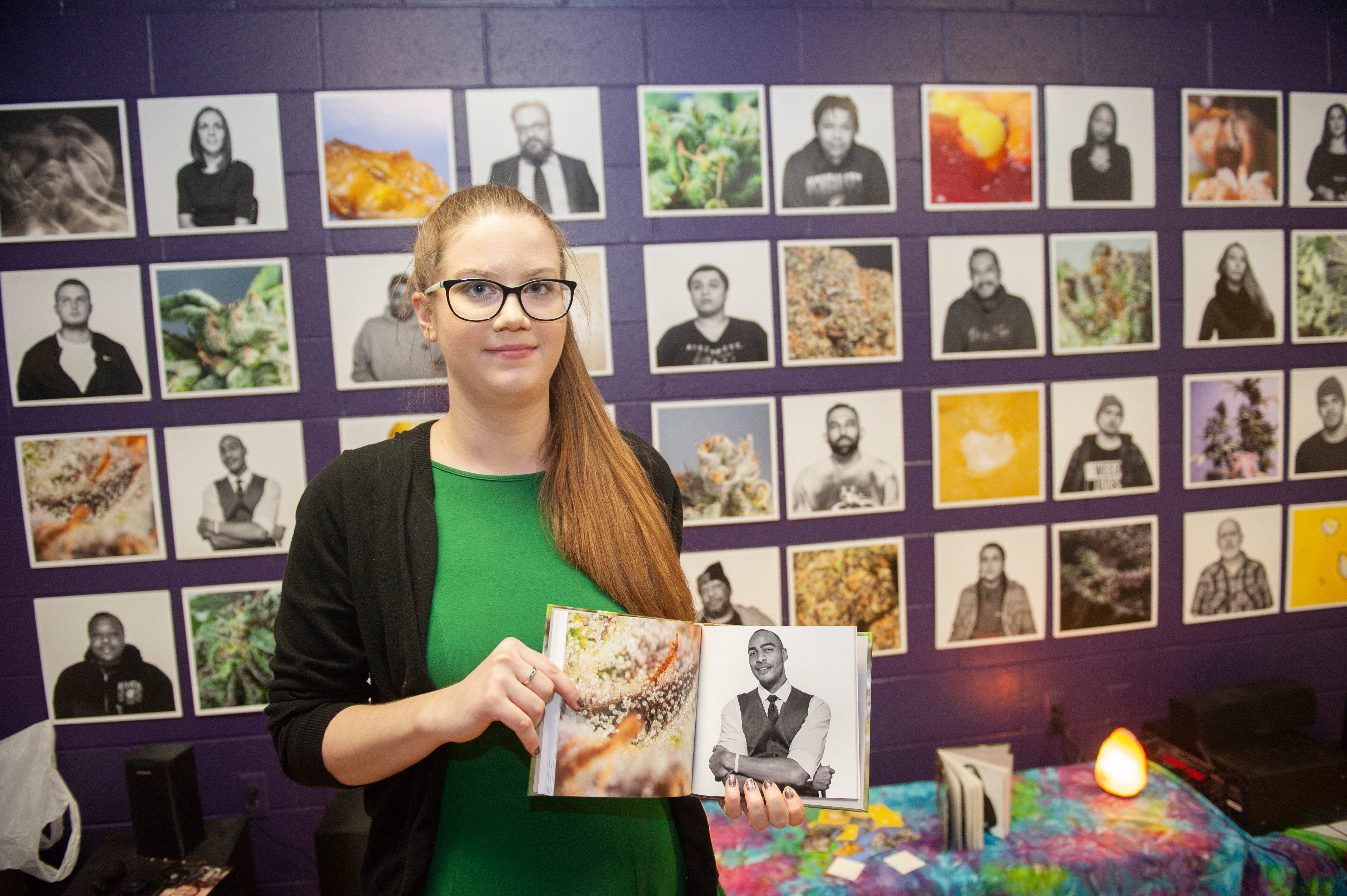 Photographer Erin Short of Detroit was the featured artist at "The Art of Cannabis" art exhibition and tasting event. The 2018 College for Creative Studies graduate showed her senior thesis project exploring the lives of Michigan medical marijuana patients and their preferred methods of using cannabis.